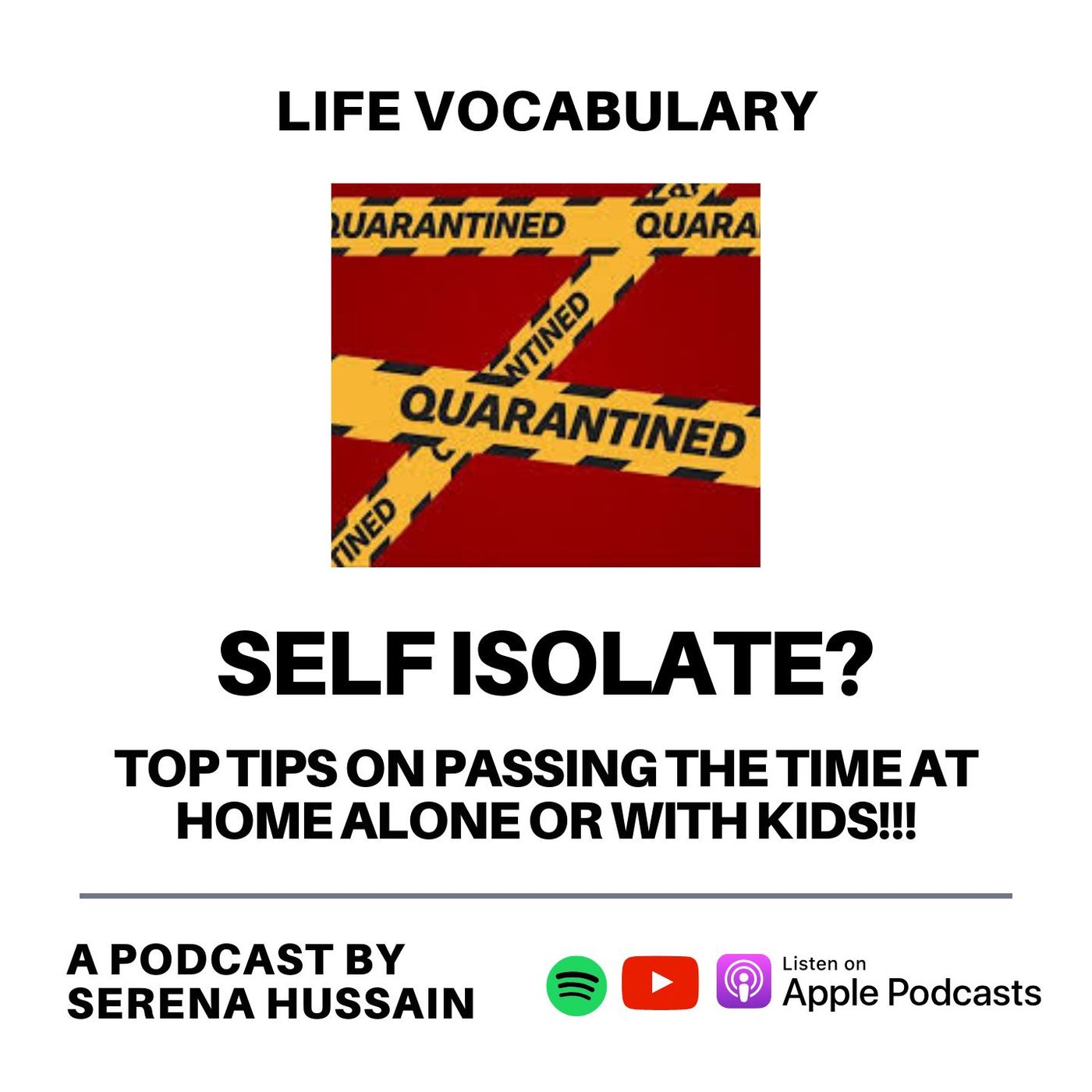 Life Vocabulary by Serena Hussain
