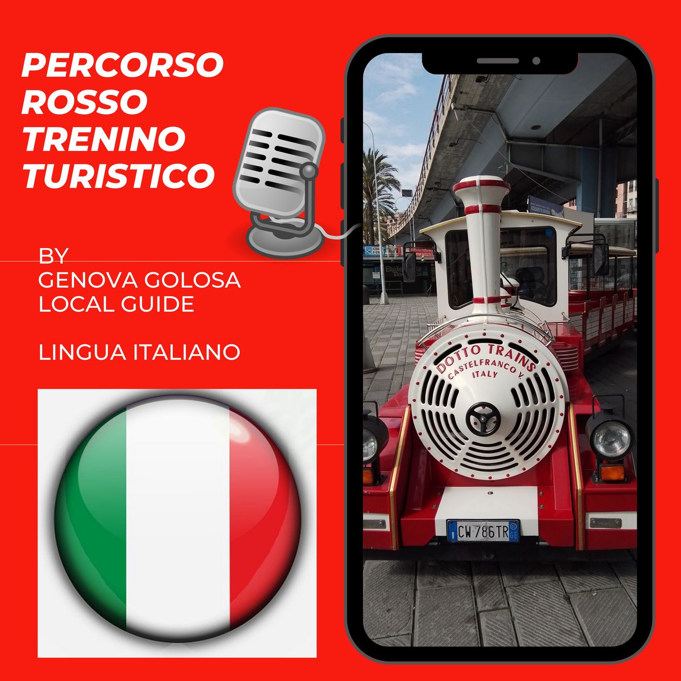 Percorso Rosso trenino turistico Genova