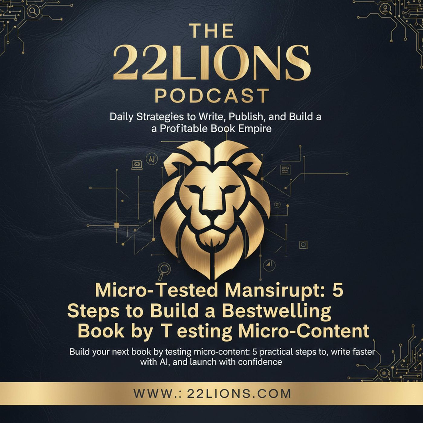 Micro-Tested Manuscript: 5 Steps to Build a Bestselling Book by Testing Micro-Content episode artwork