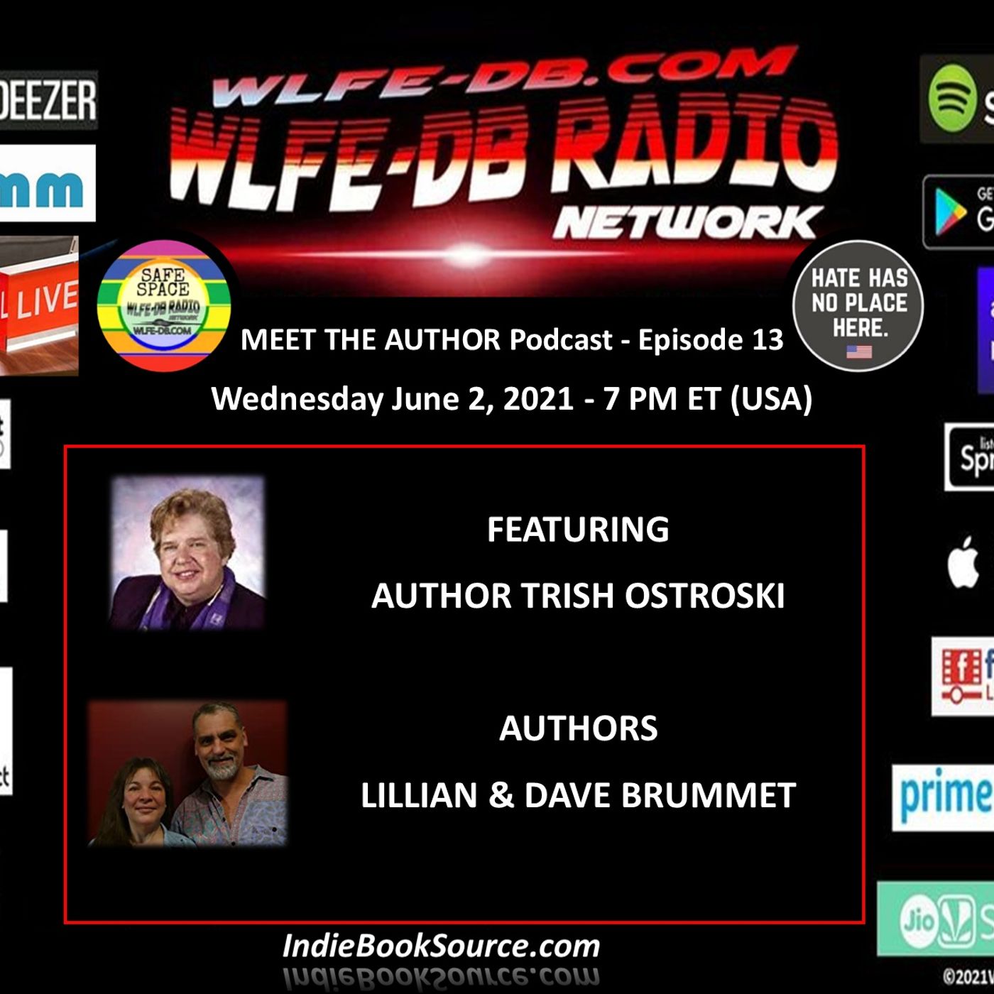 MEET THE AUTHOR PODCAST - EPISODE 13 - TRISH OSTROSKI AND LILLIAN BRUMMET