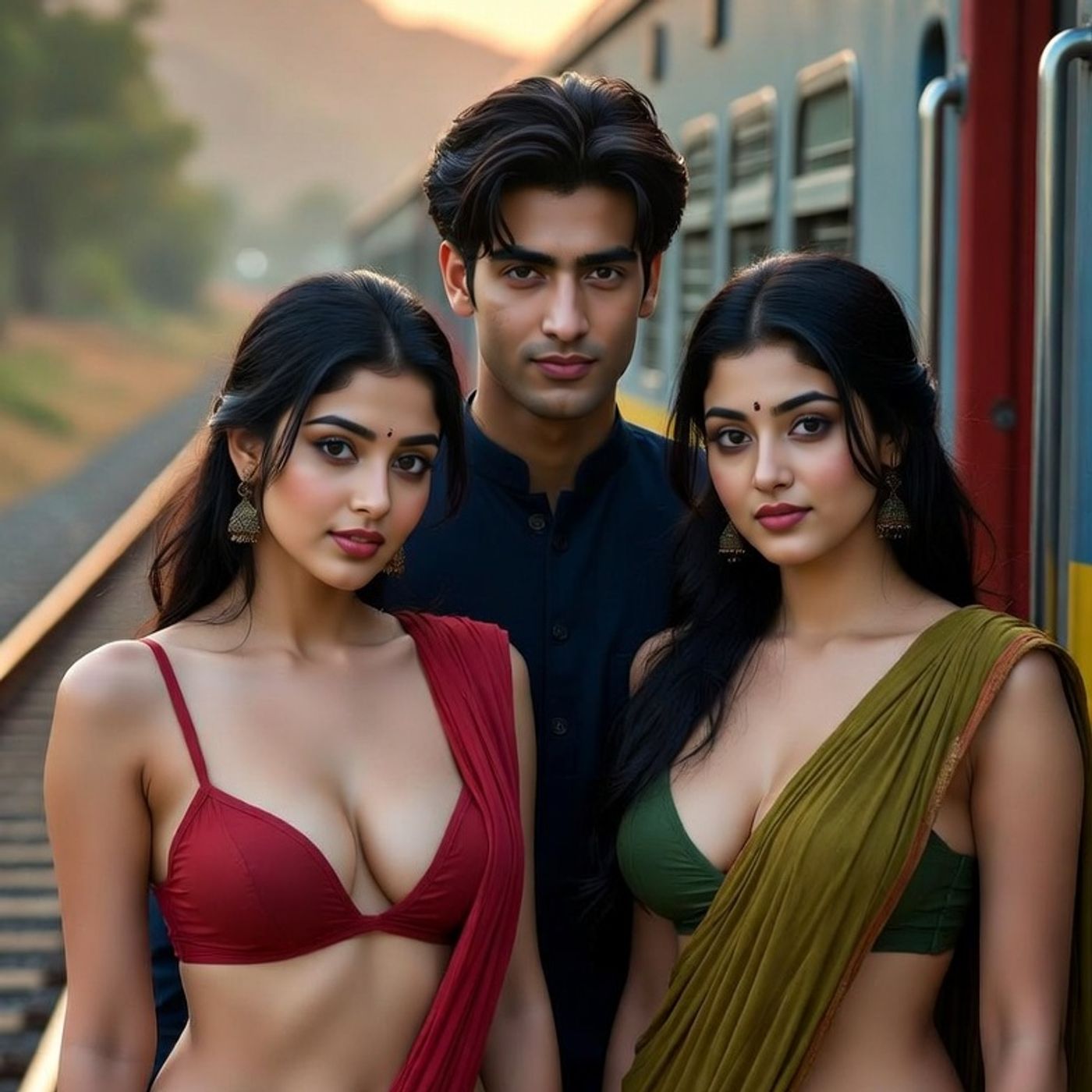 XxX Train Me Masthi Threesome Hot Hindi Sex Story episode artwork