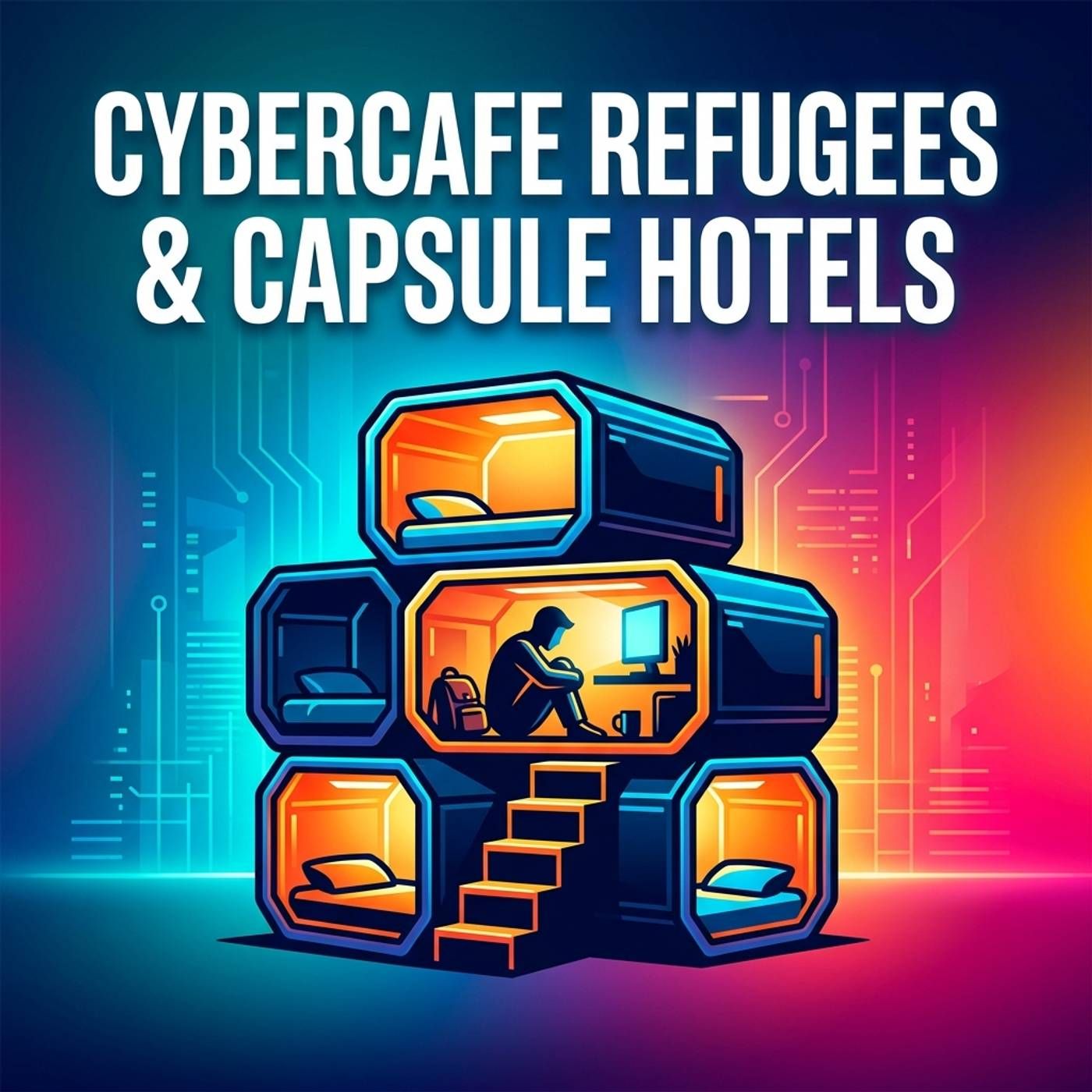 Cybercafe Refugees & Capsule Hotels