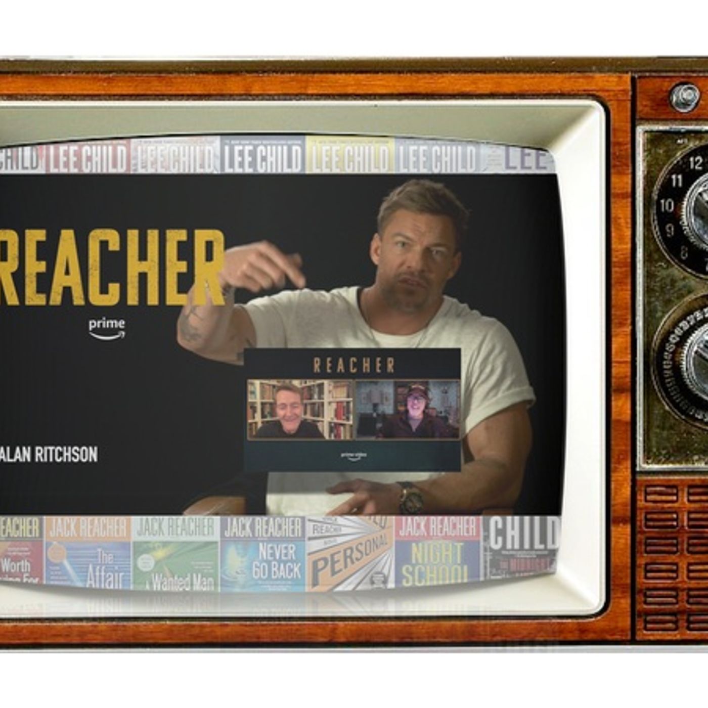 JACKED REACHER with Alan Ritchson and Lee Child