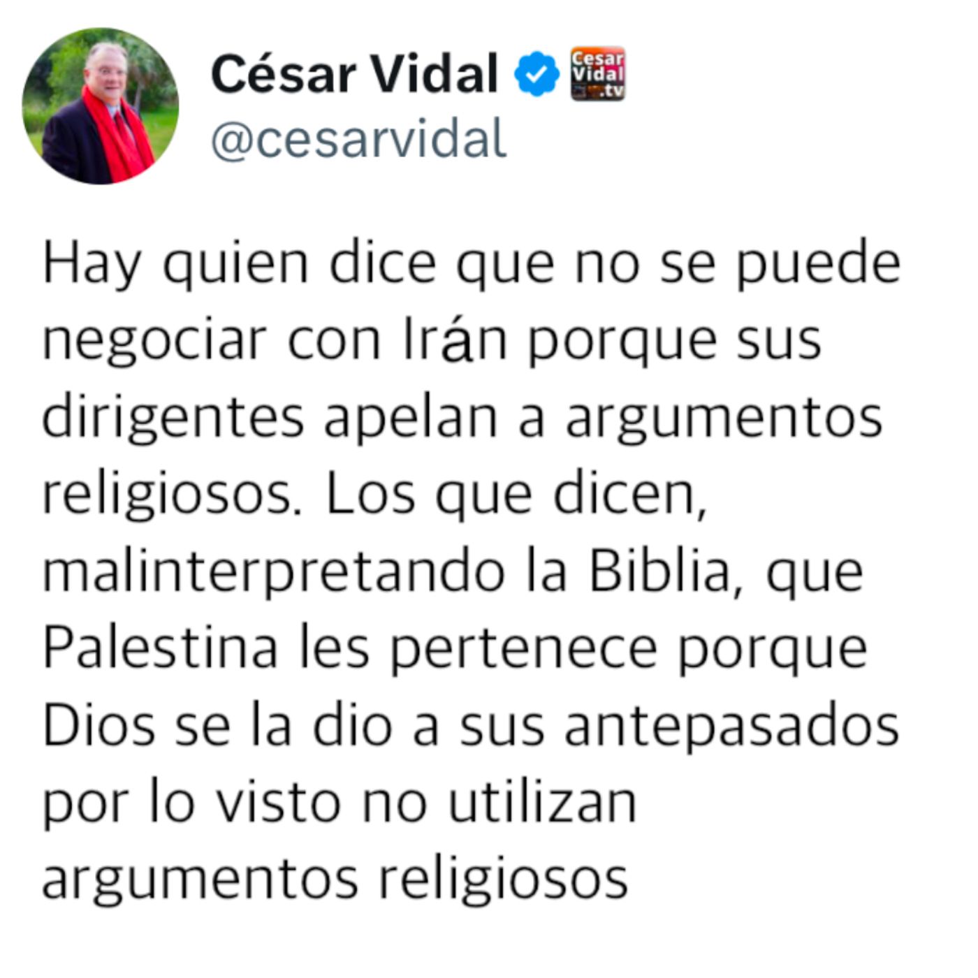 El Post de la Hora | César Vidal «El Dilema de negociar con Iran» episode artwork