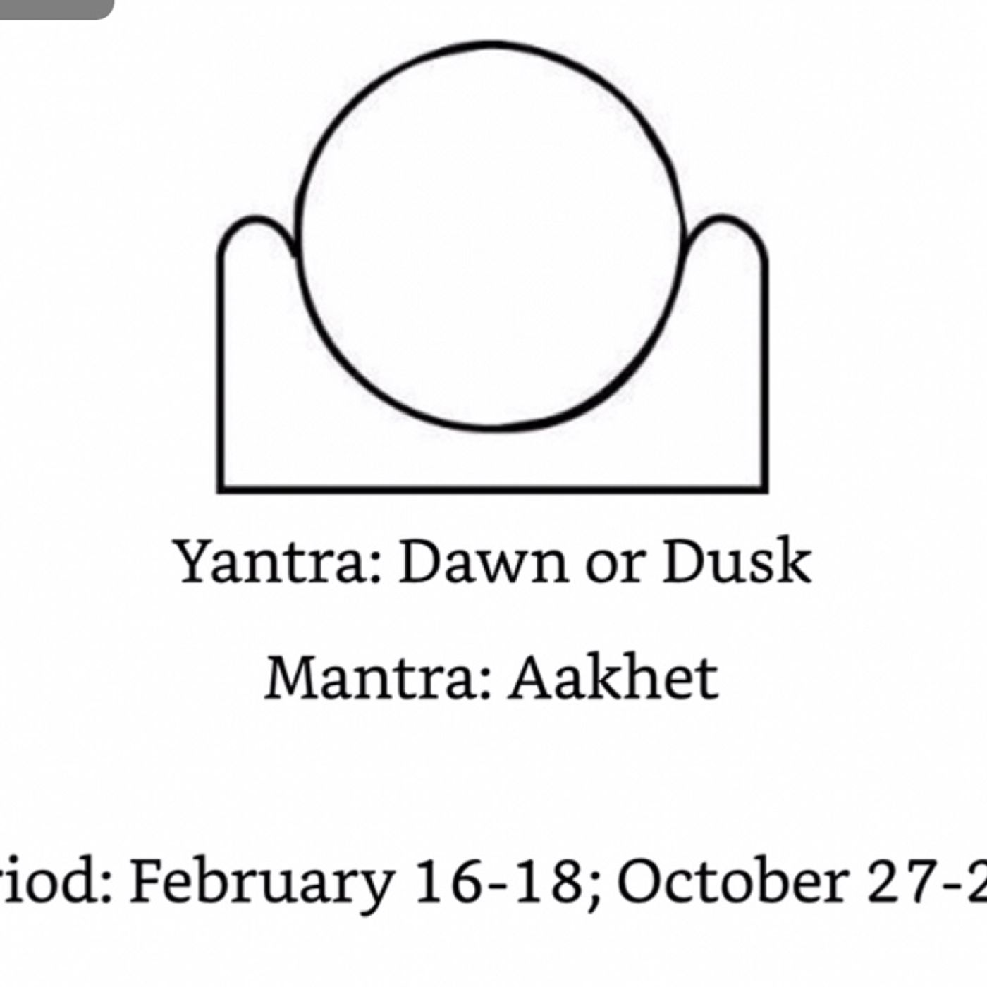 February 18 Kemetic Yantra and Mantra