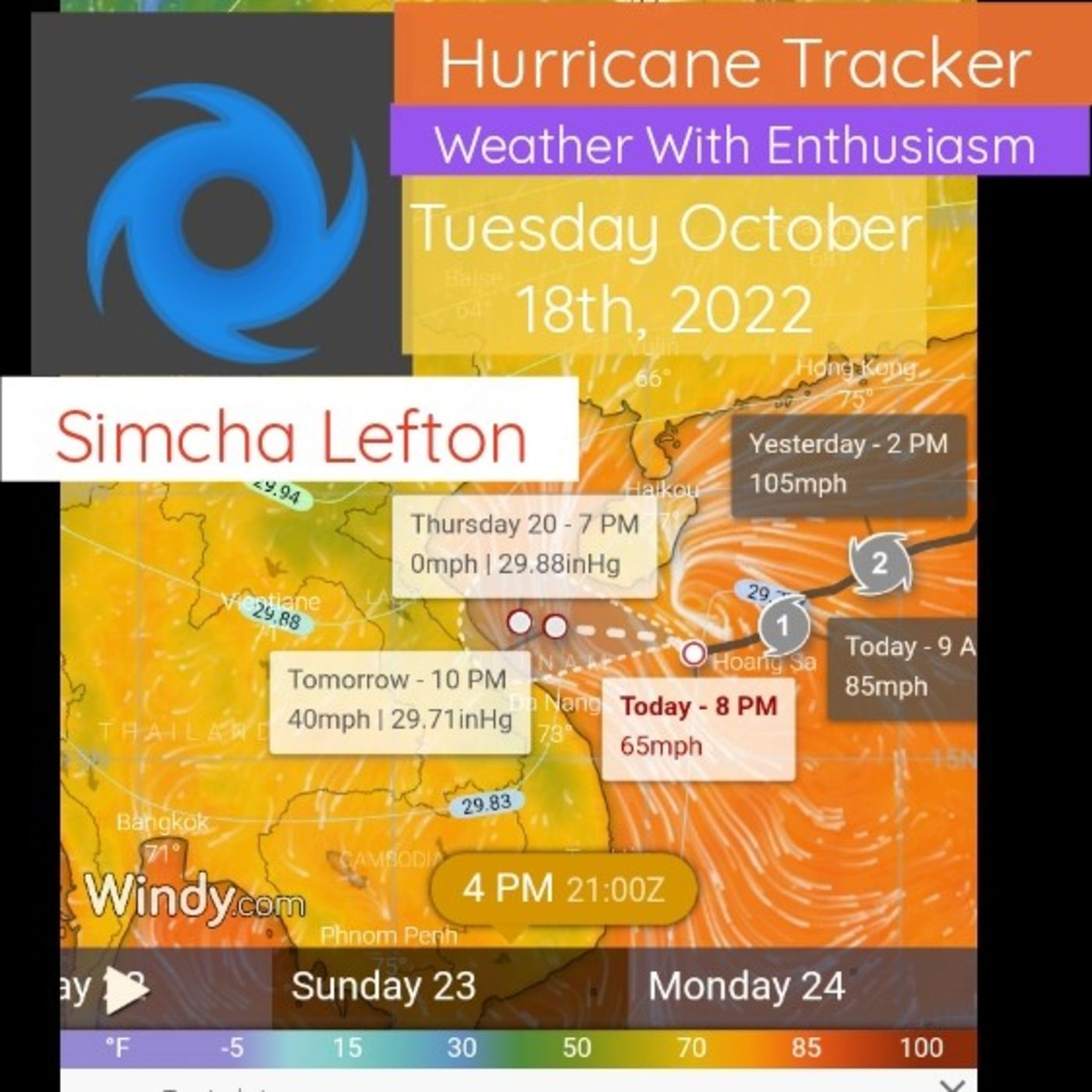 Tropical Storm Outlook made Tuesday night October 18th