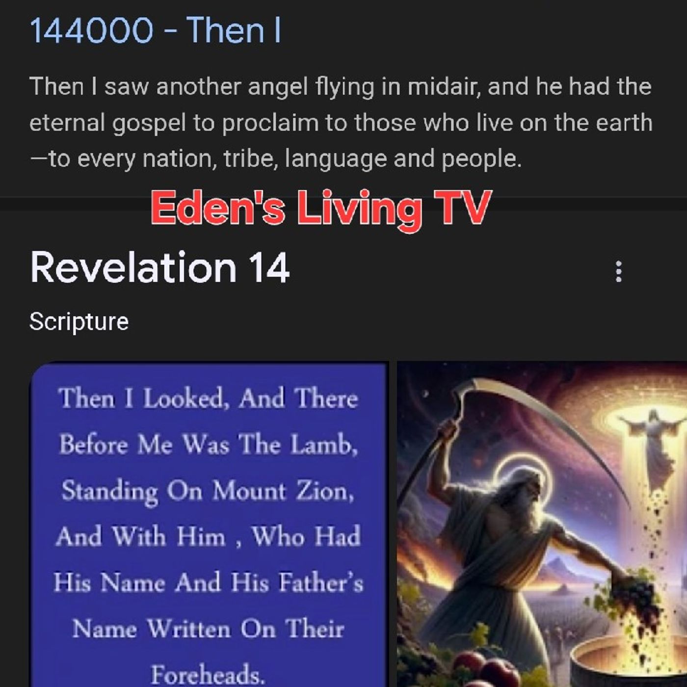 Eden\'s Living TV~podcasts