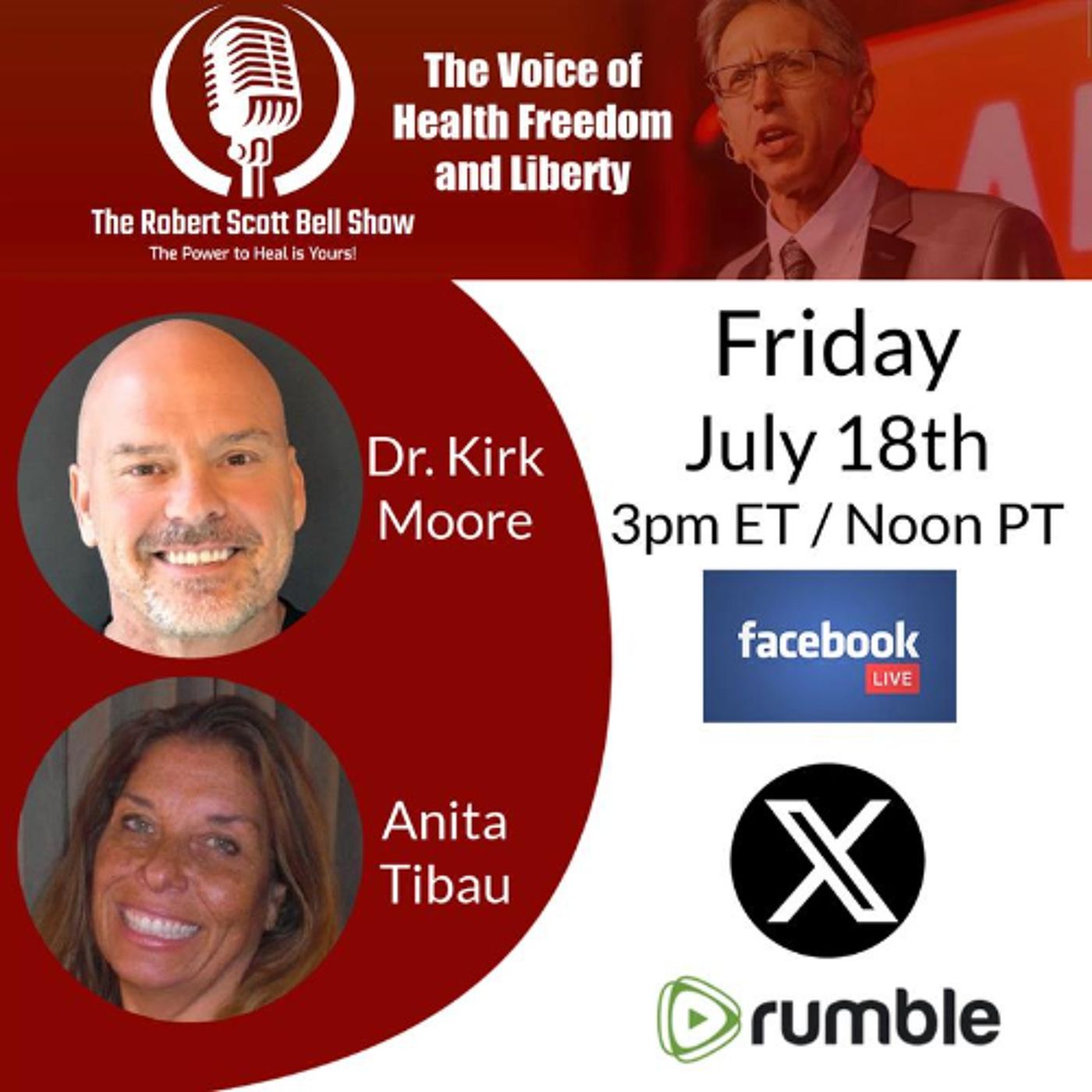 MAHA Reflections, Kirk Moore, Health Freedom Victory, Anita Tibau, Toxic Mercury, Farmers Market Warning - The RSB Show 7-18-25 episode artwork