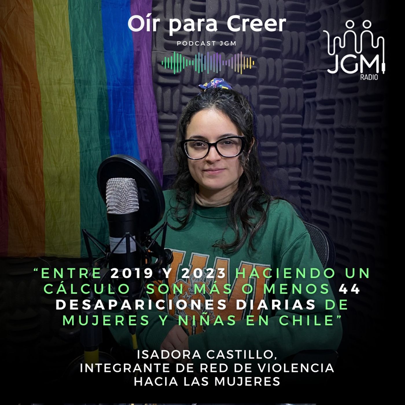 Isadora Castillo: “Entre 2019 y 2023 han ocurrido 44 desapariciones diarias de mujeres y niñas en Chile" episode artwork
