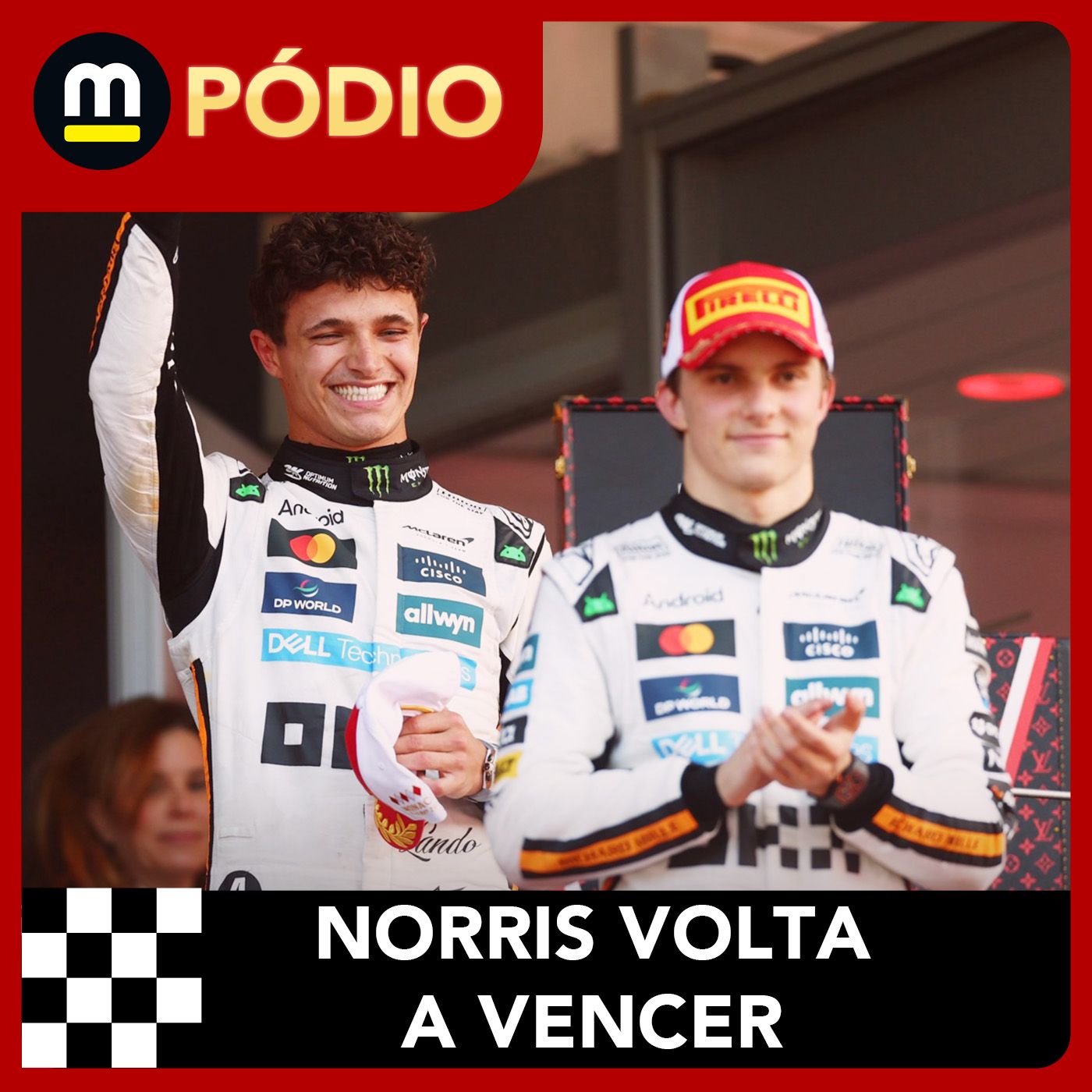 Norris vence 'xadrez' no GP de Mônaco com Leclerc em 2º; Bortoleto é 15º episode artwork