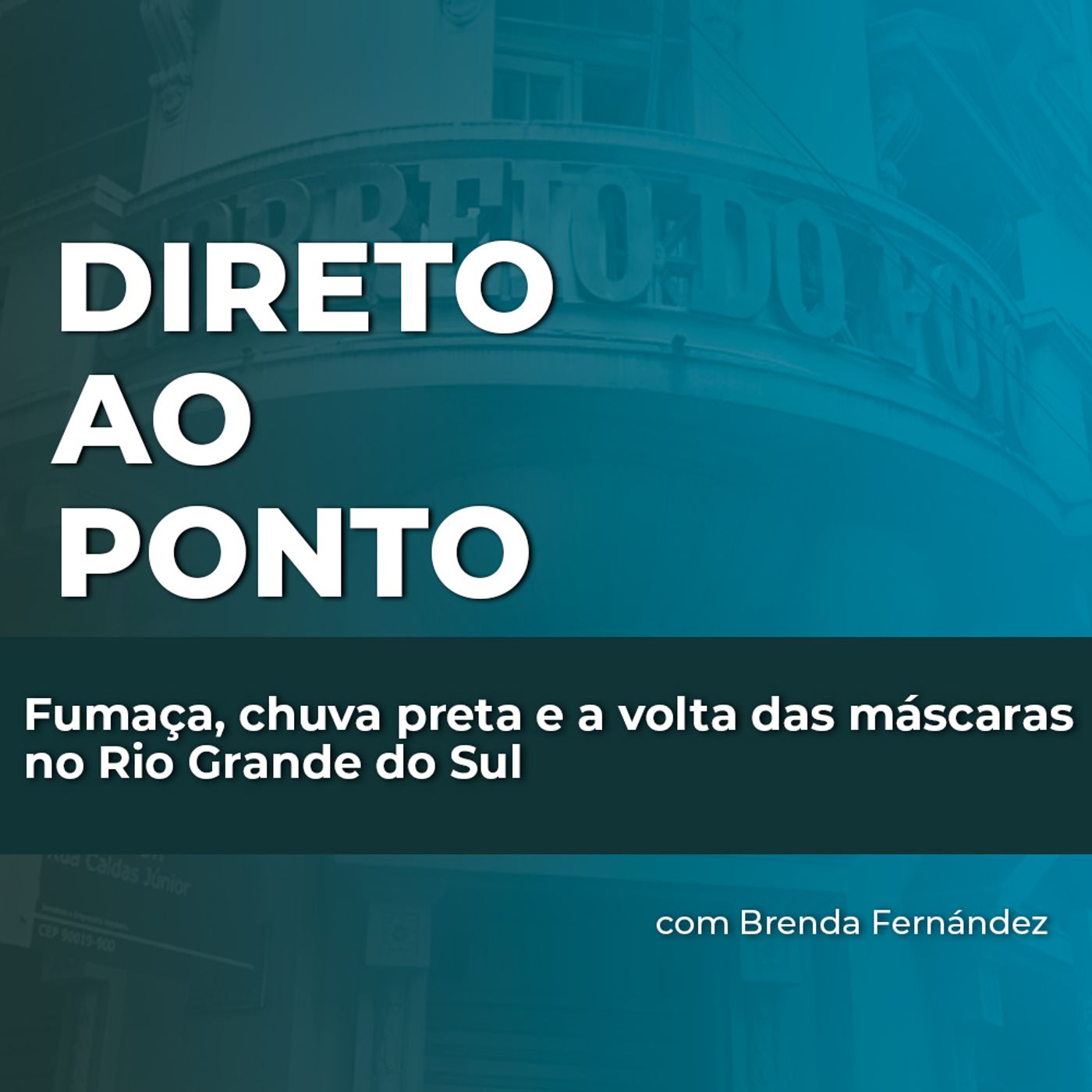 Fumaça, chuva preta e a volta das máscaras no Rio Grande do Sul