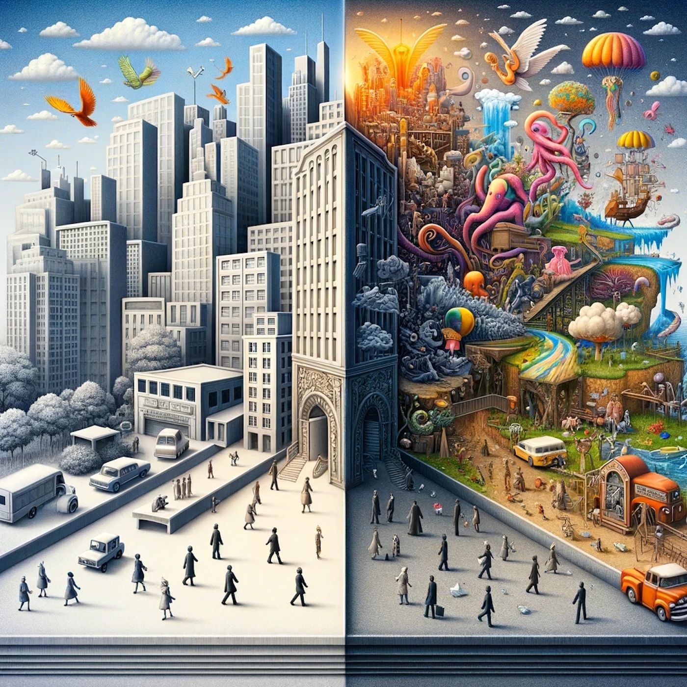 "The truth is stranger than fiction, but it is because Fiction is obliged to stick to possibilities; Truth isn’t." episode artwork