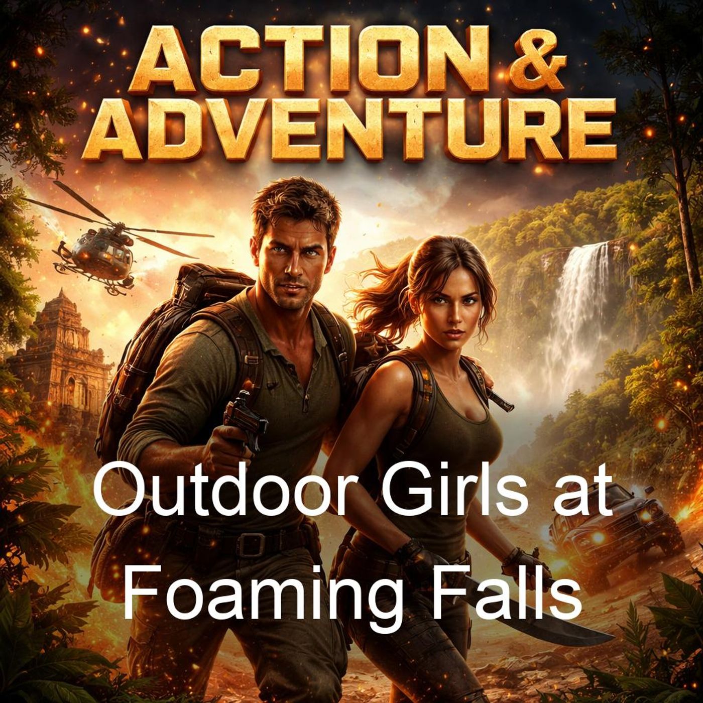Outdoor Girls at Foaming Falls