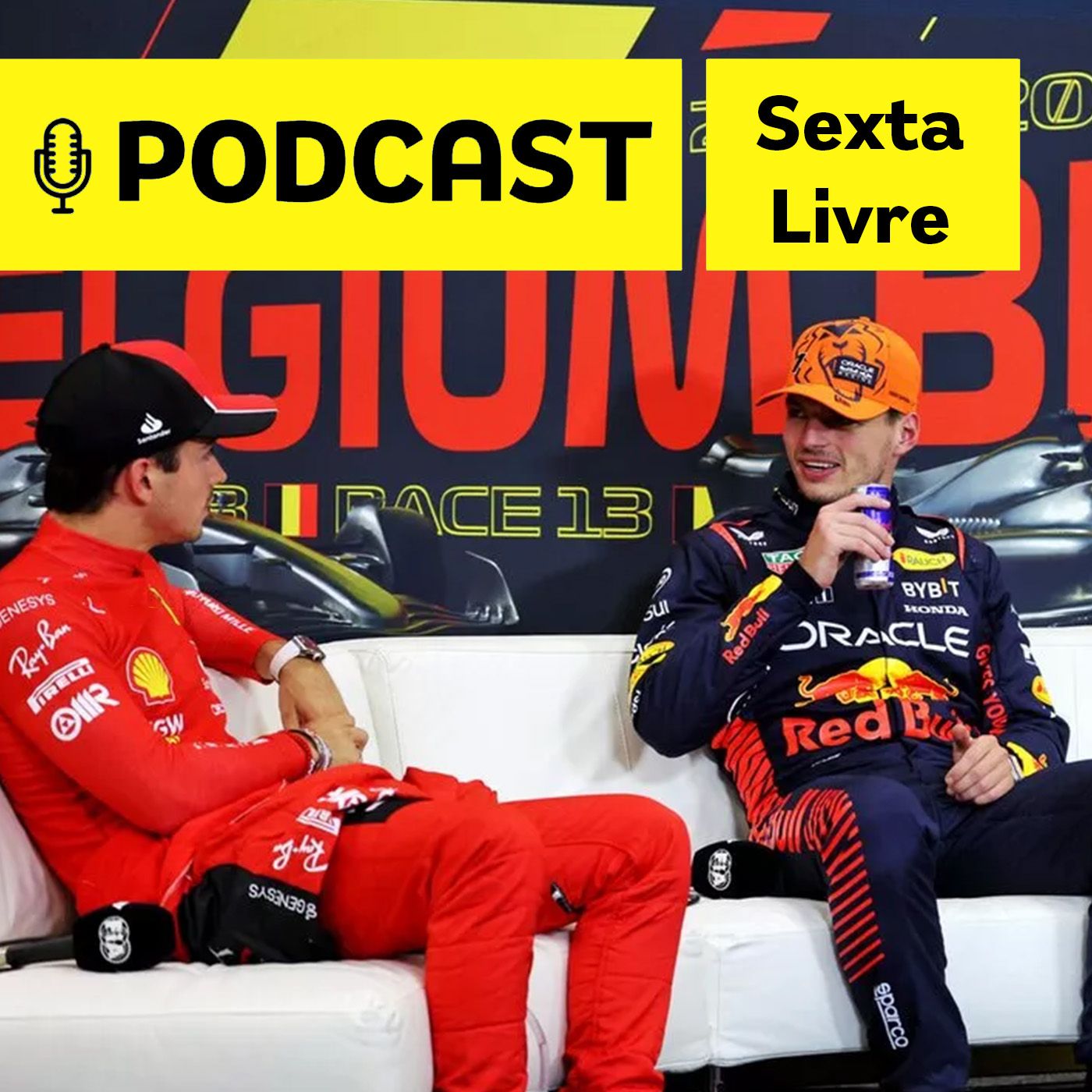 Podcast Sexta Livre - Verstappen 1º, mas punido: Leclerc POLE! Hamilton investigado, Alpine demite chefe, Bortoleto e mais F1 episode artwork