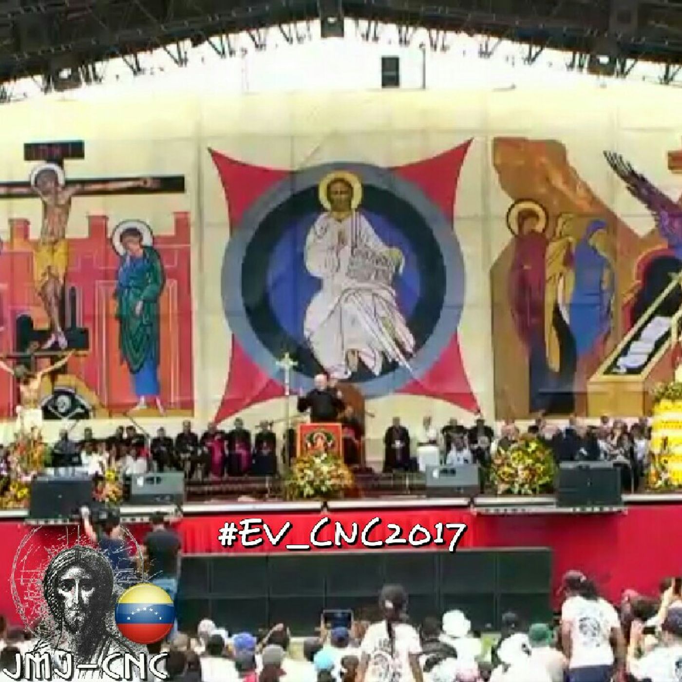 EV_CNC2017 Kiko en Caracas - 002 Inicio Kiko Argüello