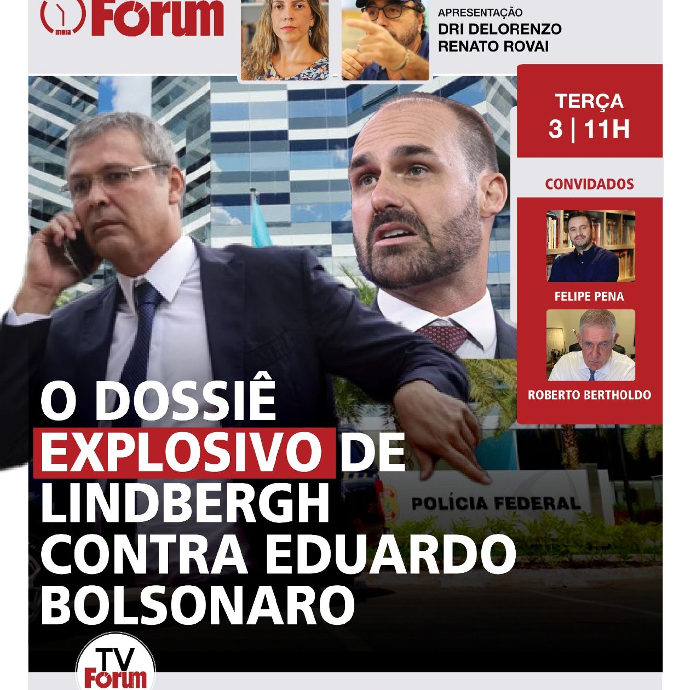 Urgente: Zambelli foge do Brasil | Dossiê contra Eduardo Bolsonaro na PF | Flavio na disputa do clã episode artwork