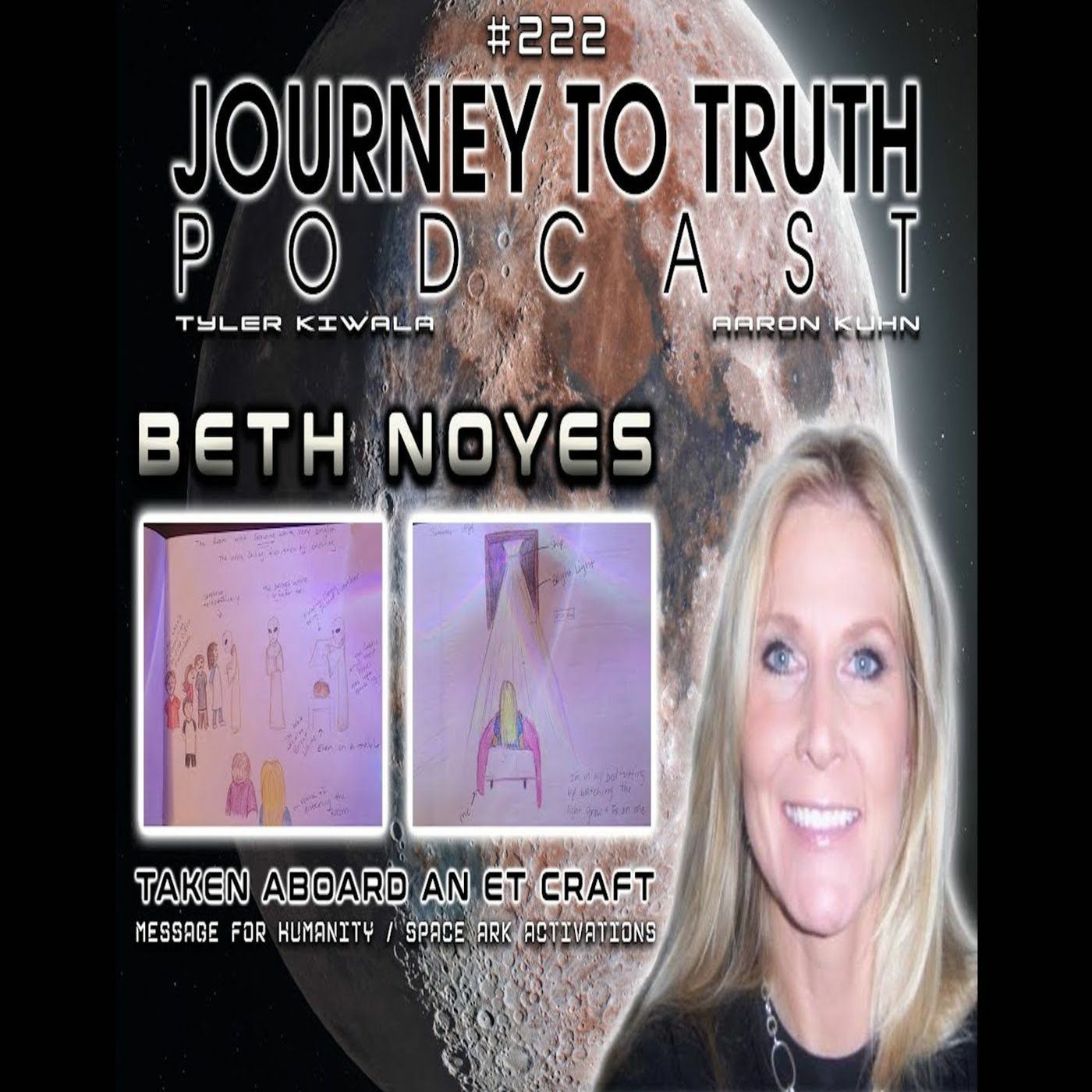 EP 222 - Beth Noyes: Taken Aboard an ET Craft - Message For Humanity - Space Ark Activations