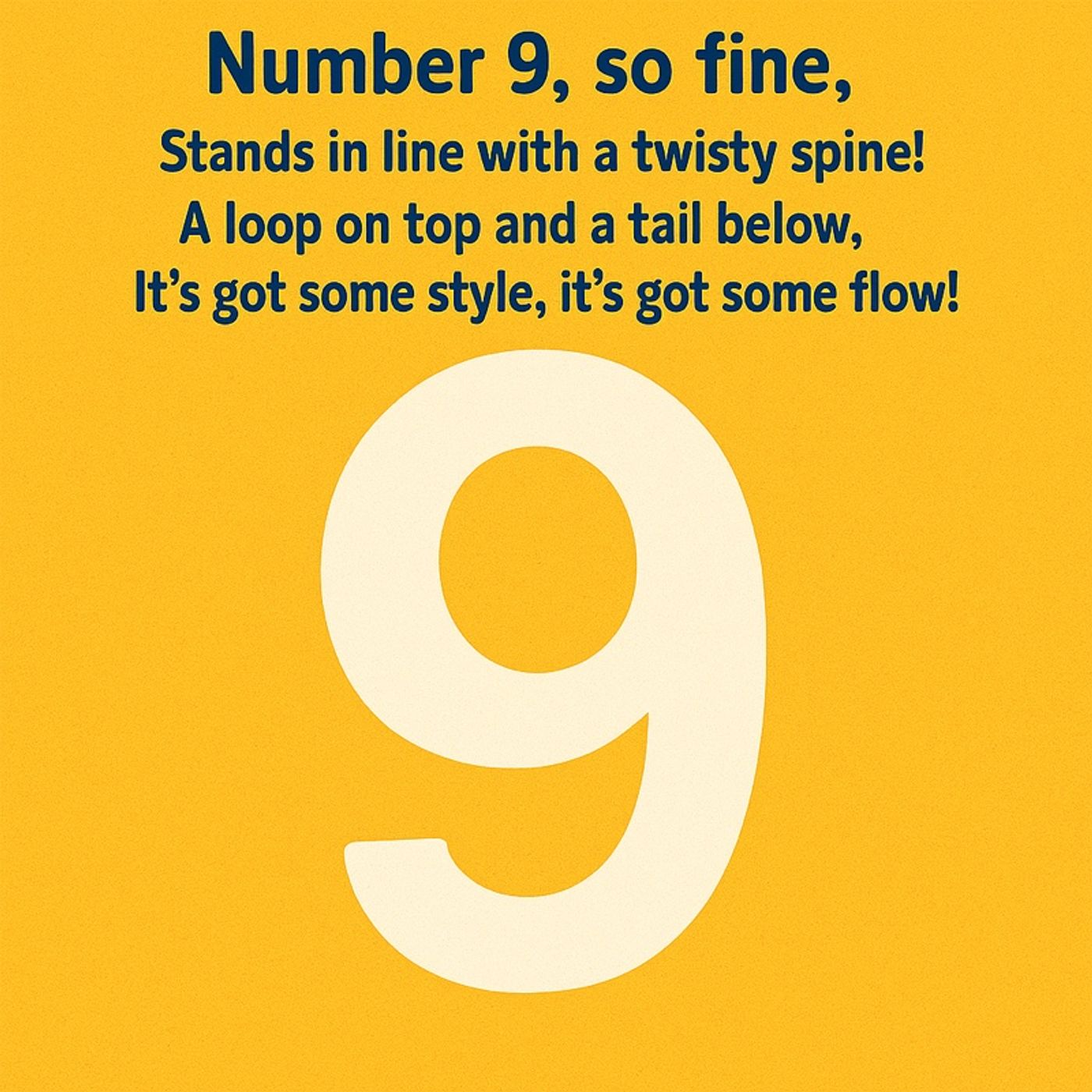 We Love the Number 9 at Tale Teller Kids™ #song #poem