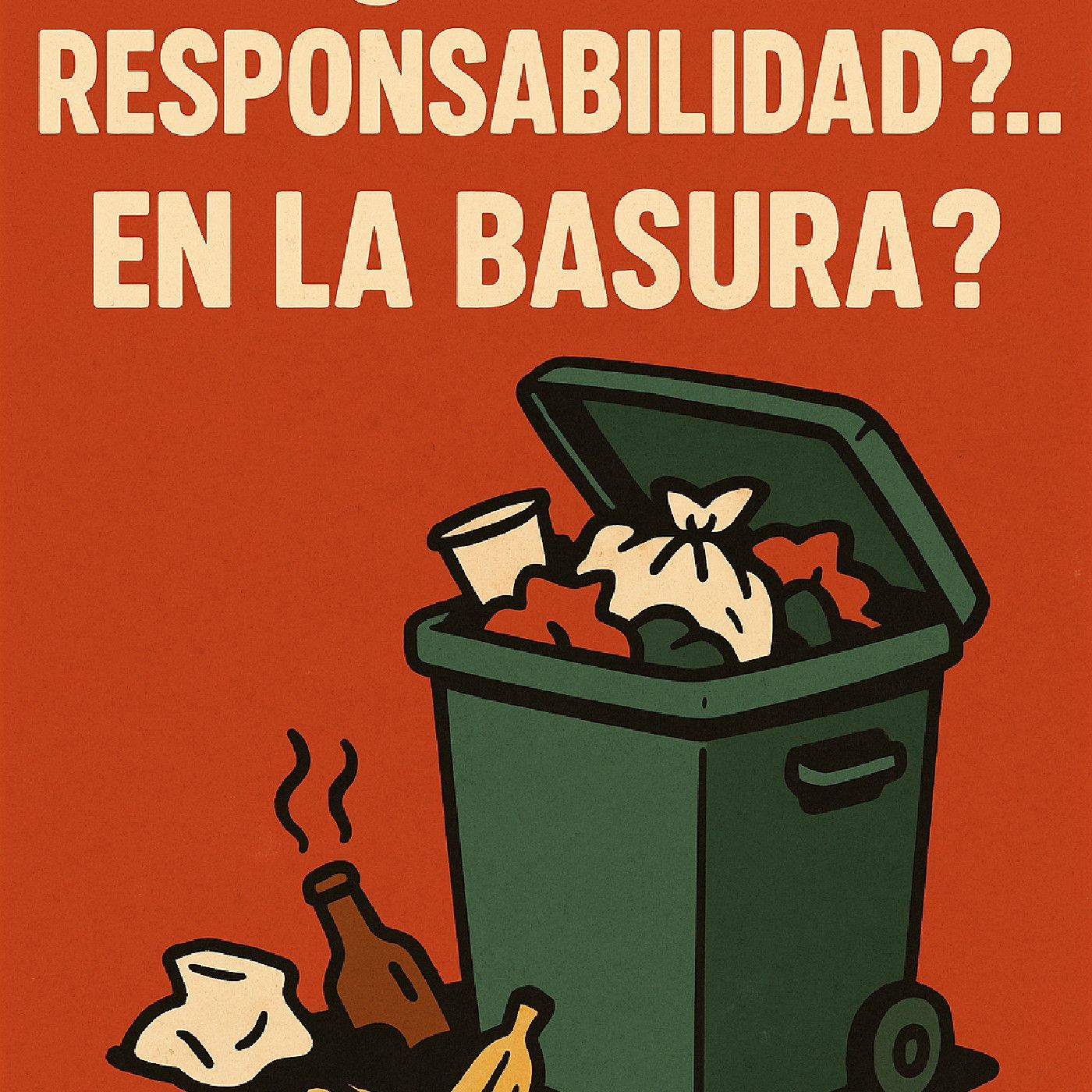 ¿ Y tú responsabilidad?...¿En la basura?