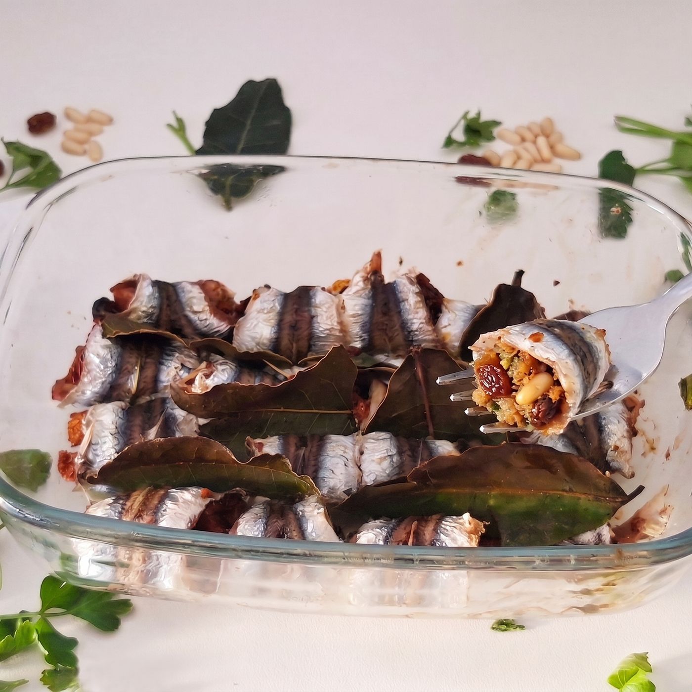 Alici a beccafico: ricetta palermitana