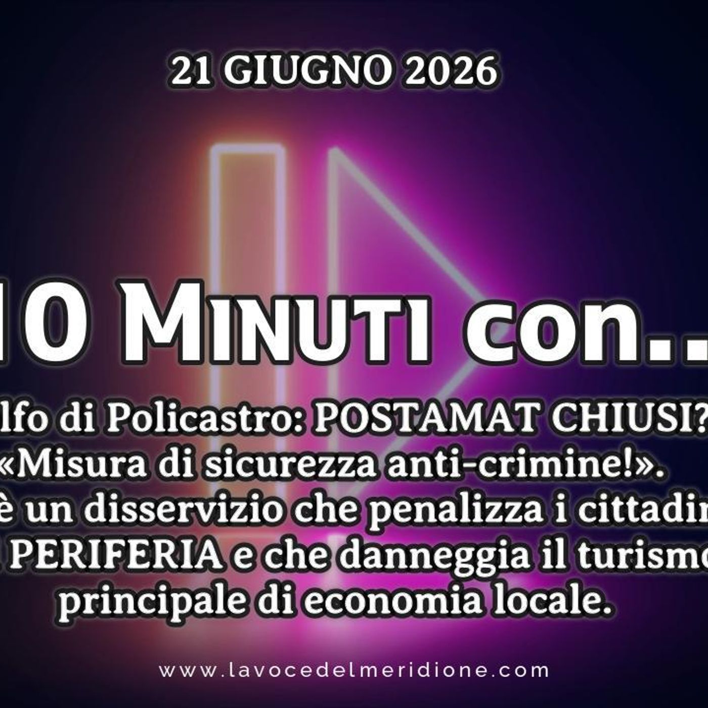 10 minuti con... del 21 giugno 2025 episode artwork