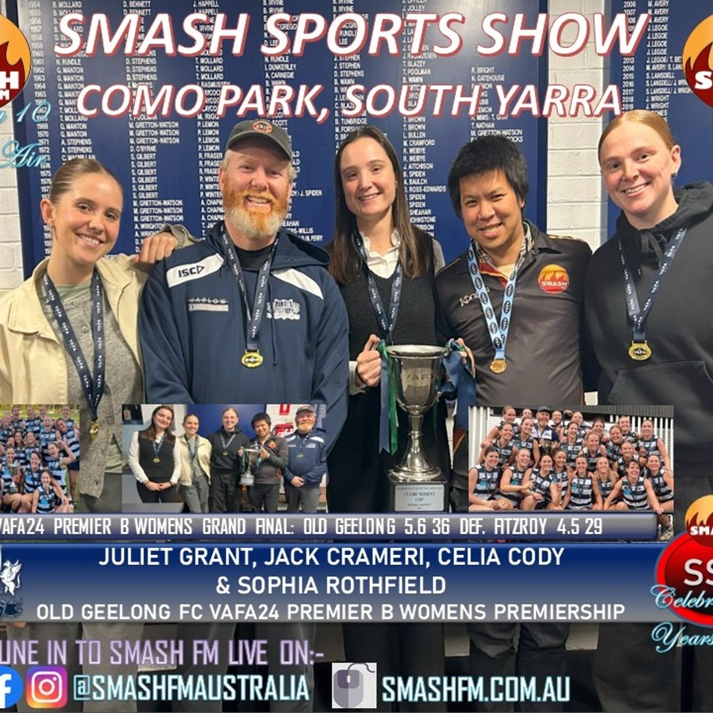 SSS10THYR: Old Geelong FC VAFA24 Premier B Grade Women’s Premiership Interviews 120924