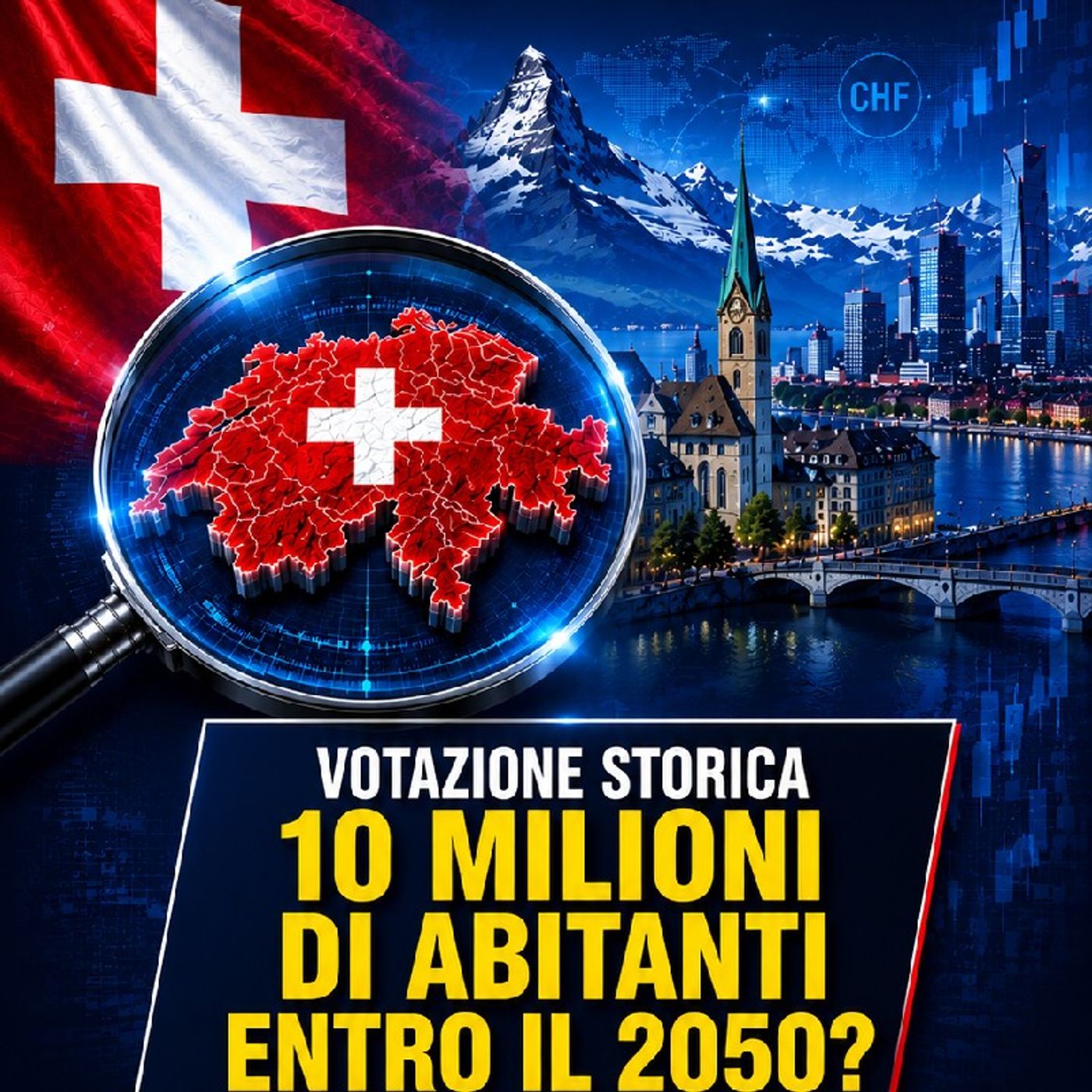 🇨🇭 SVIZZERA SOTTO LA LENTE: la Svizzera vuole fermarsi a 10 milioni di abitanti? episode artwork