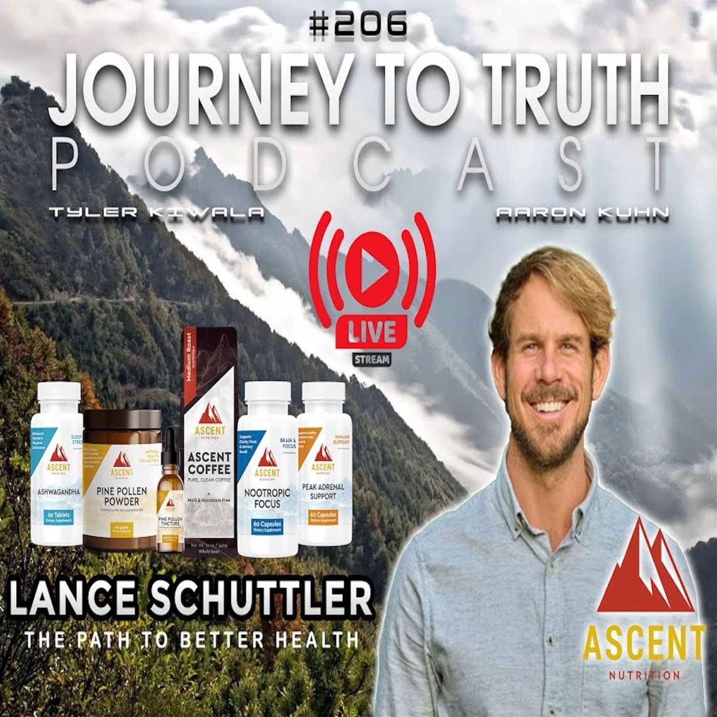 EP 206 - Lance Schuttler - Ascent Nutrition - The Path To Better Health episode artwork