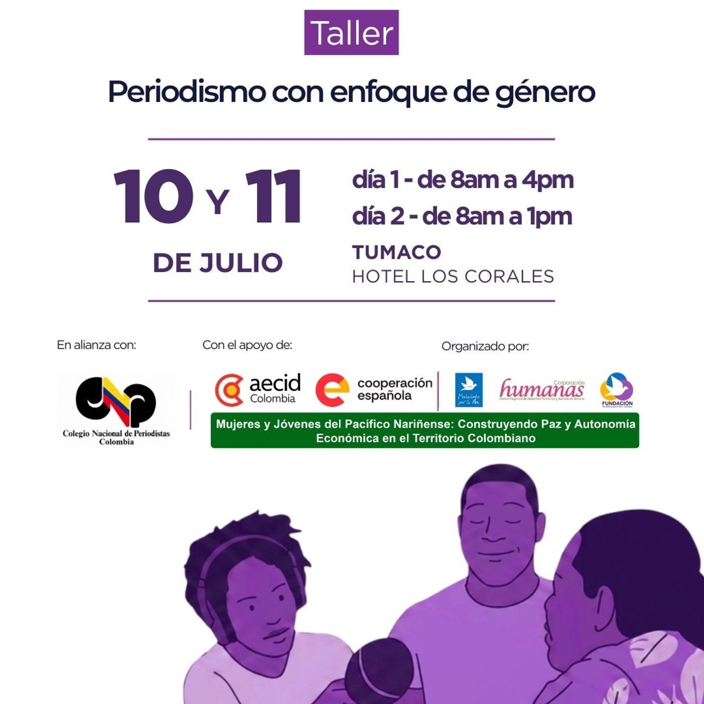 Periodismo con enfoque de género podcast artwork