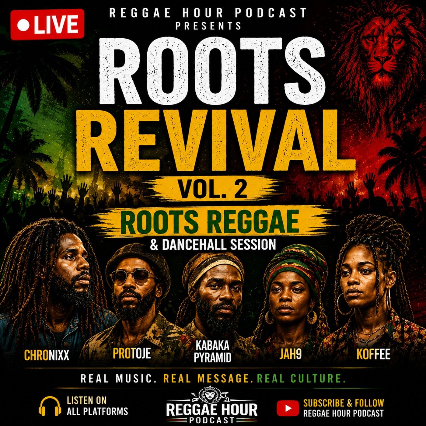 Only Real Reggae Fans Stay Here 🔴 LIVE Vol. 2 Roots Reggae & Dancehall Session episode artwork