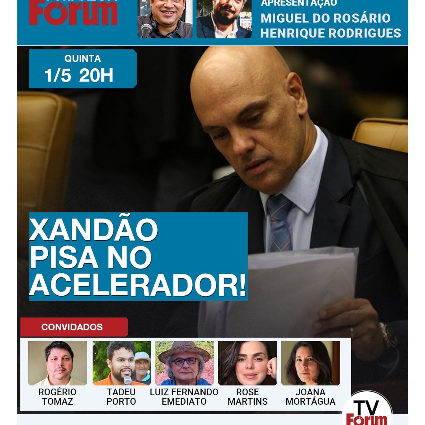 Alexandre "Xandão" de Moraes autoriza depoimentos de testemunhas de Bolsonaro | 01.05.25 episode artwork