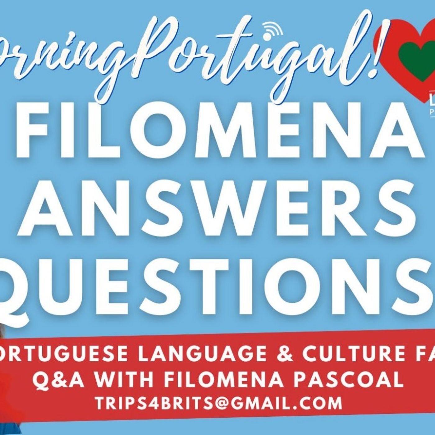 Filomena Answers Questions on Good Morning Portugal! Feelgood Friday #FAQs #Q&A