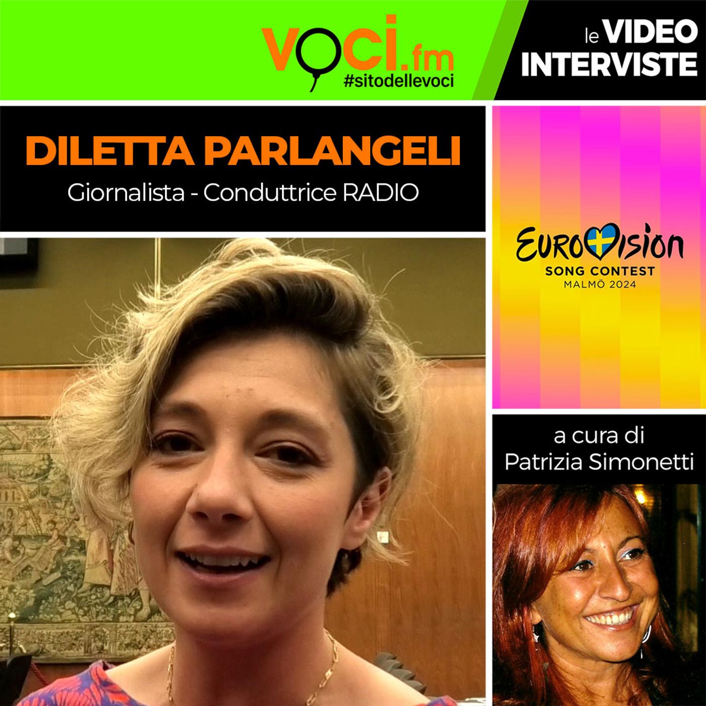 DILETTA PARLANGELI dall'EUROVISION SONG CONTEST su VOCI.fm - clicca PLAY e ascolta l'intervista episode artwork