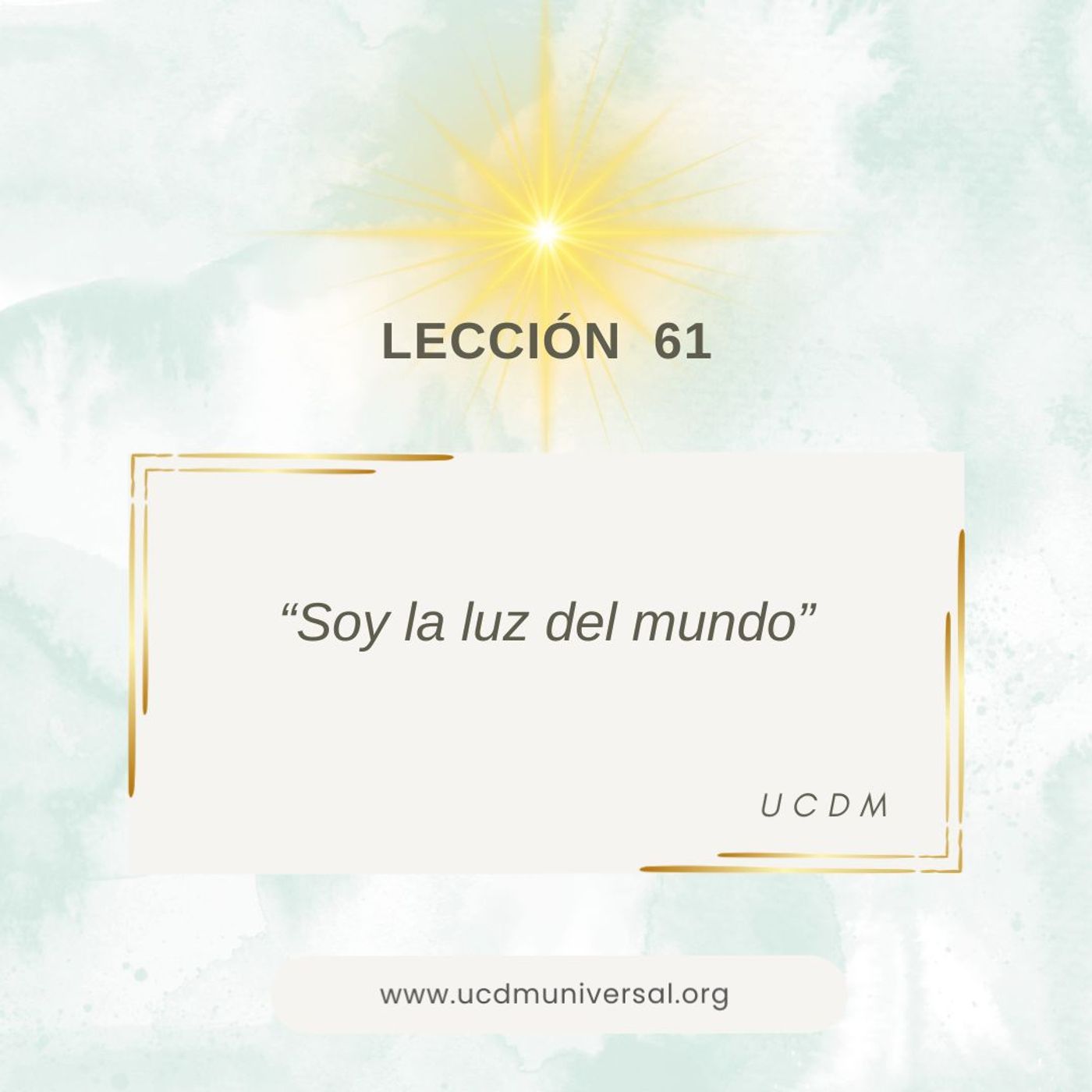UCDM Universal LECCIÓN DEL DÍA