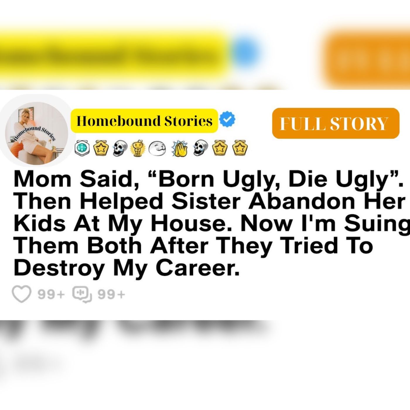 Mom Said, “Born Ugly, D_e Ugly”. Then Helped Sister Abandon Her Kids At... - Reddit Family Tales episode artwork