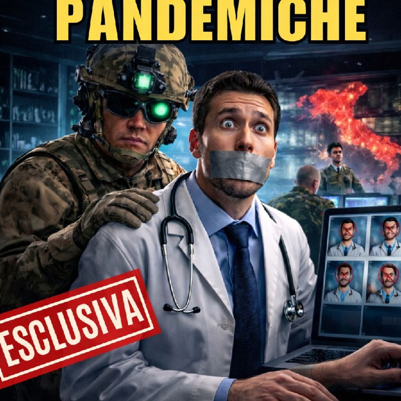 ⭐⭐⭐ LIVE ESCLUSIVA NAZIONALE #Pandemia, nuove RIVELAZIONI: sanità MILITARIZZATA e medici SPIATI | Speciale - Alla Mezza episode artwork
