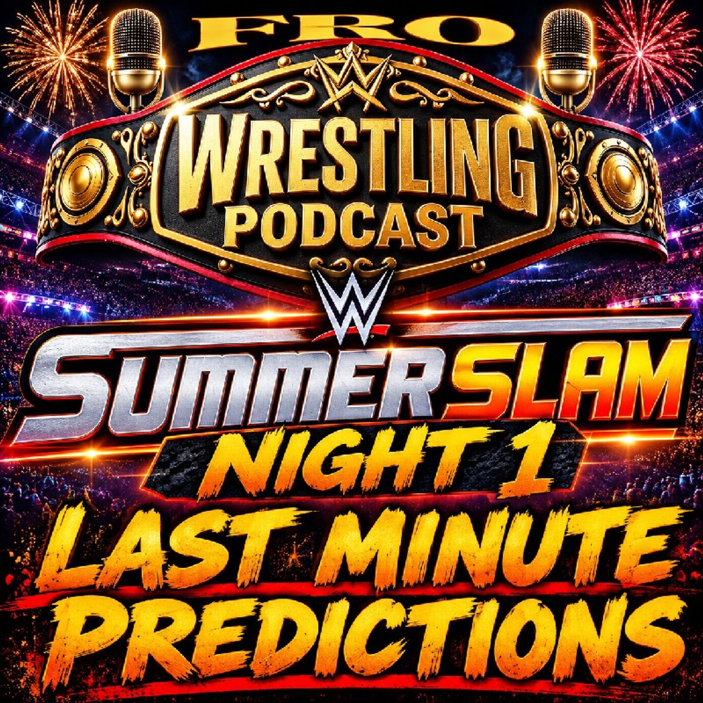 Last Minute Summer Slam Night 1 Predictions episode artwork