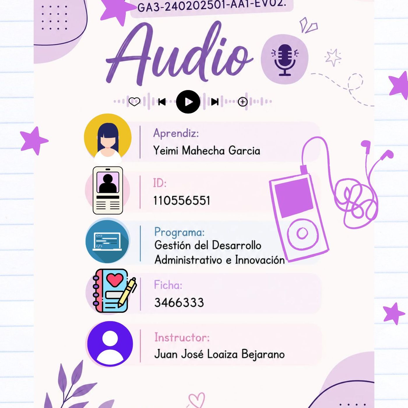 GA3-240202501-AA1-EV02. Audio podcast artwork