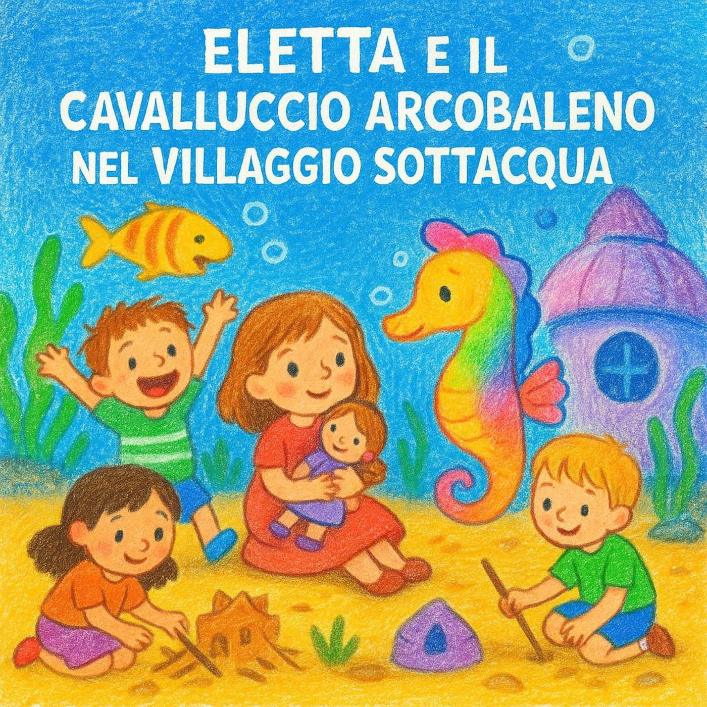Eletta e il Cavalluccio Arcobaleno nel Villaggio Sottacqua
