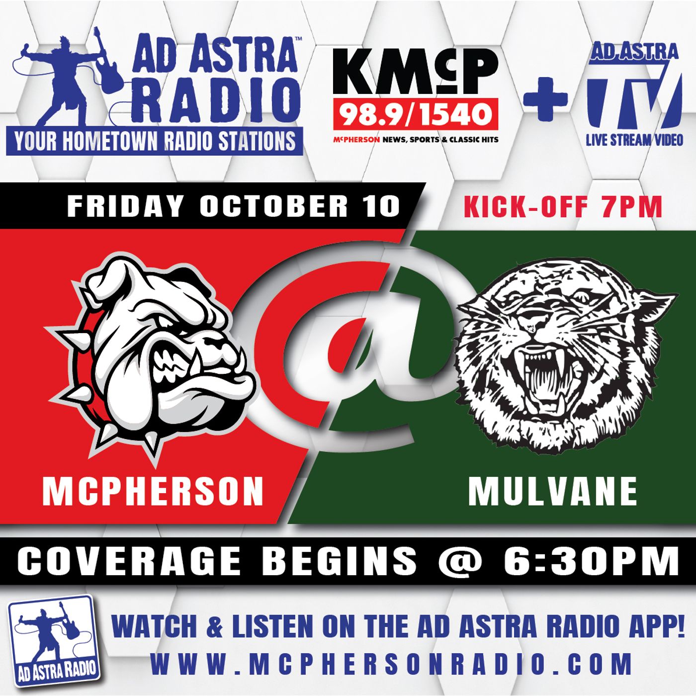 McPherson Bullpups at Mulvane Wildcats Football (October 10, 2025) episode artwork