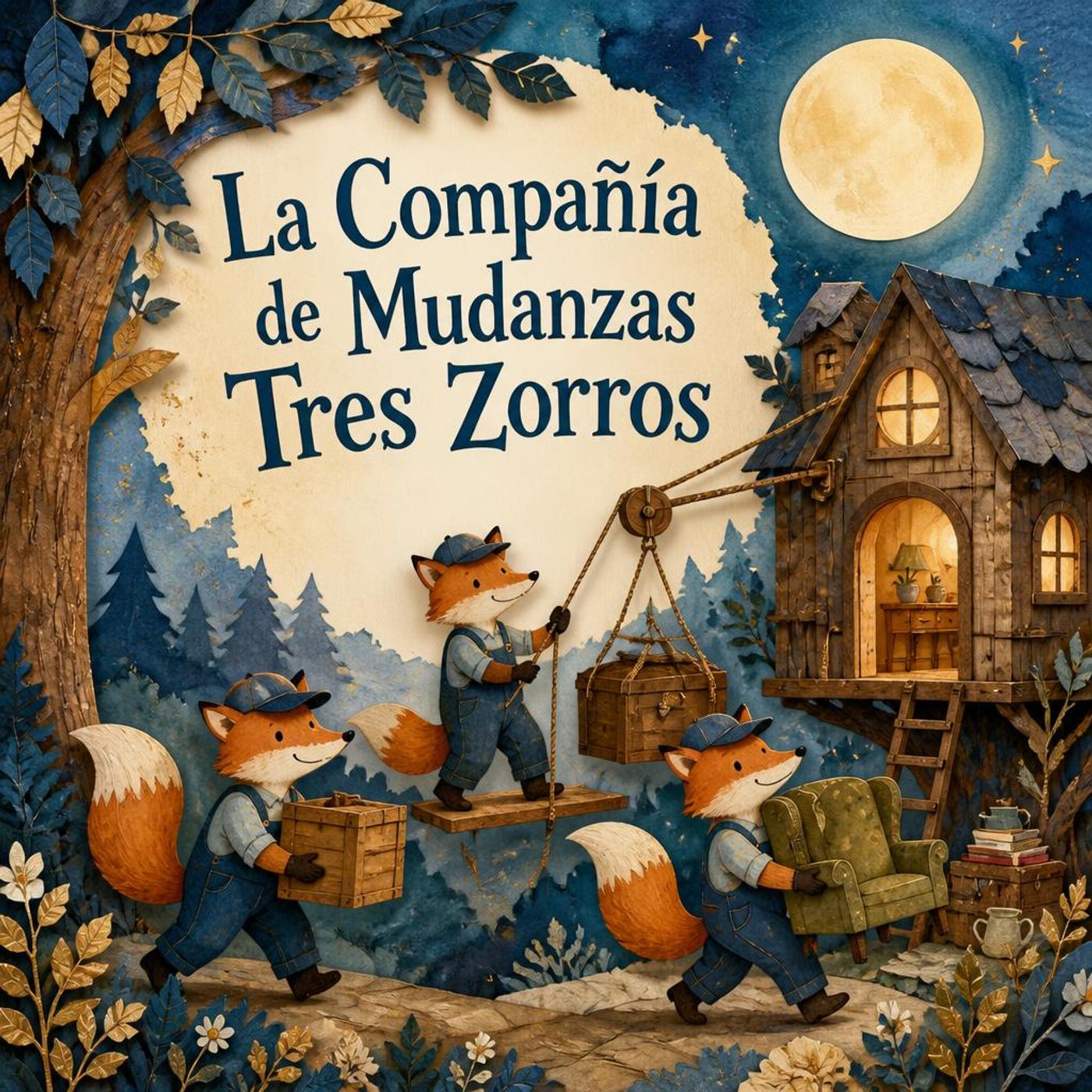 【Cuento Original】 Los tres zorros y la mudanza más especial de la noche ｜ (Una historia sobre la gratitud, el trabajo en equipo y el valor d episode artwork