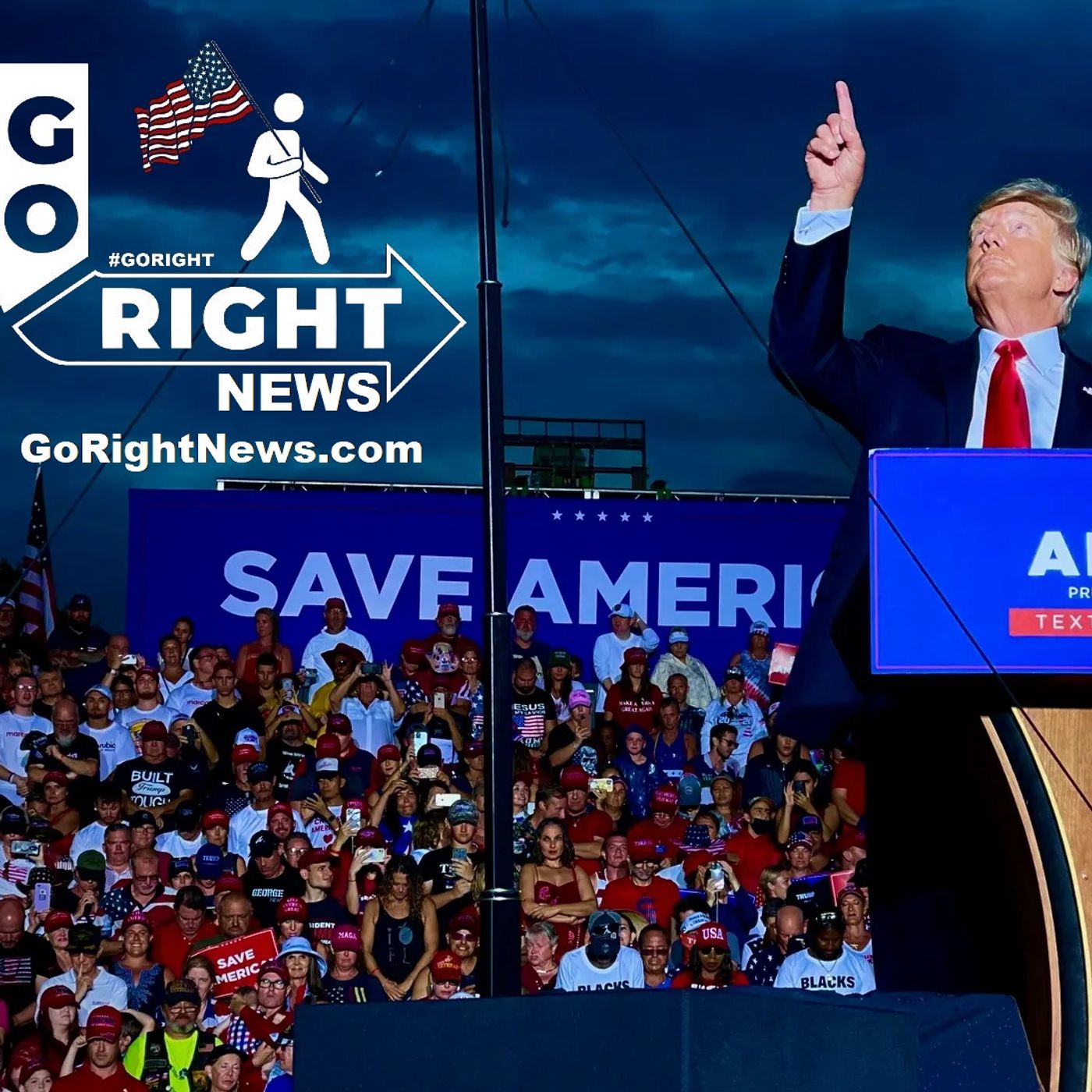 TRUMP RE-TAKES THE STAGE