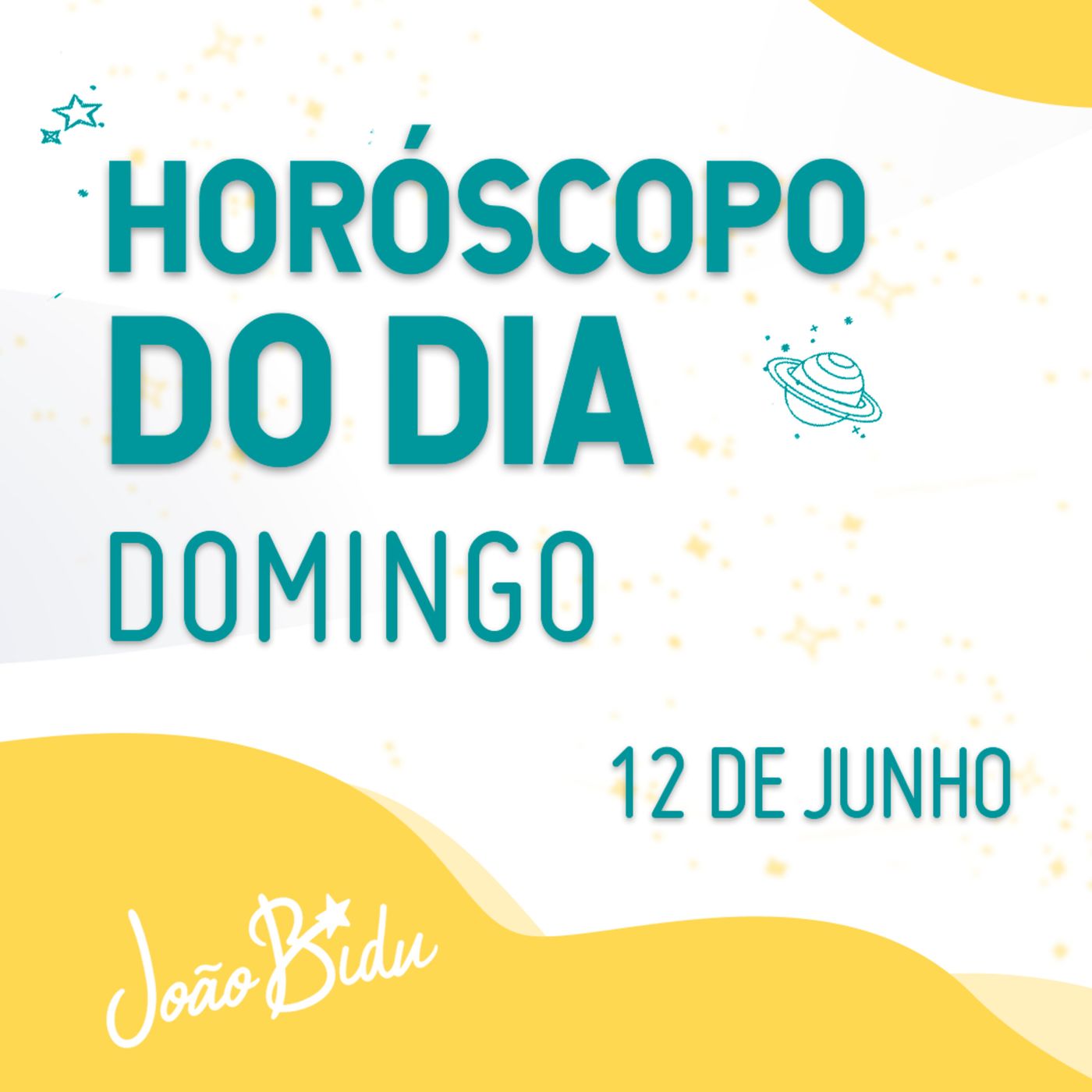 Horóscopo do Dia 12 de Junho com João Bidu episode artwork