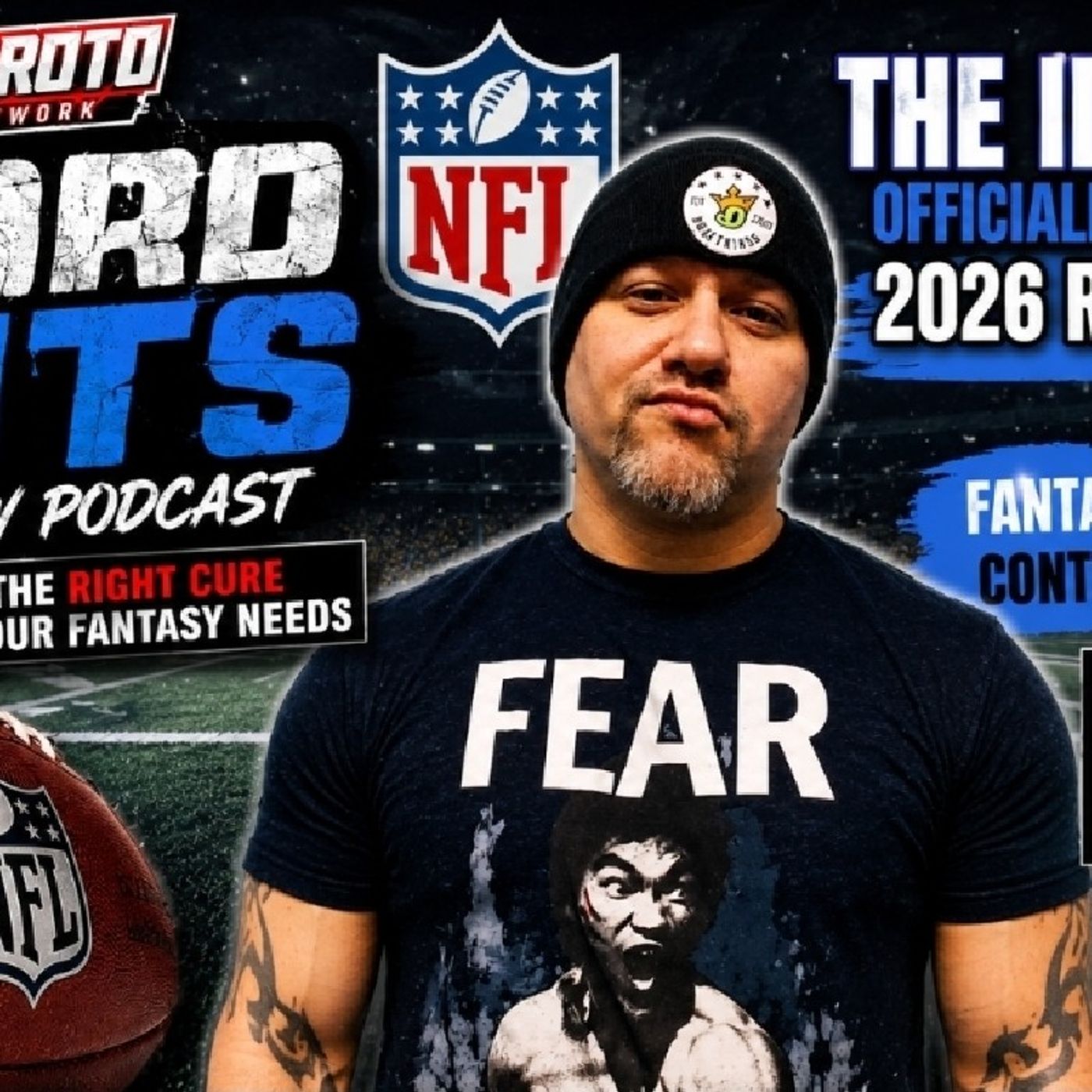 The Hard Hits Review | The 2026 Fantasy Football Outlook at Dr. Roto episode artwork