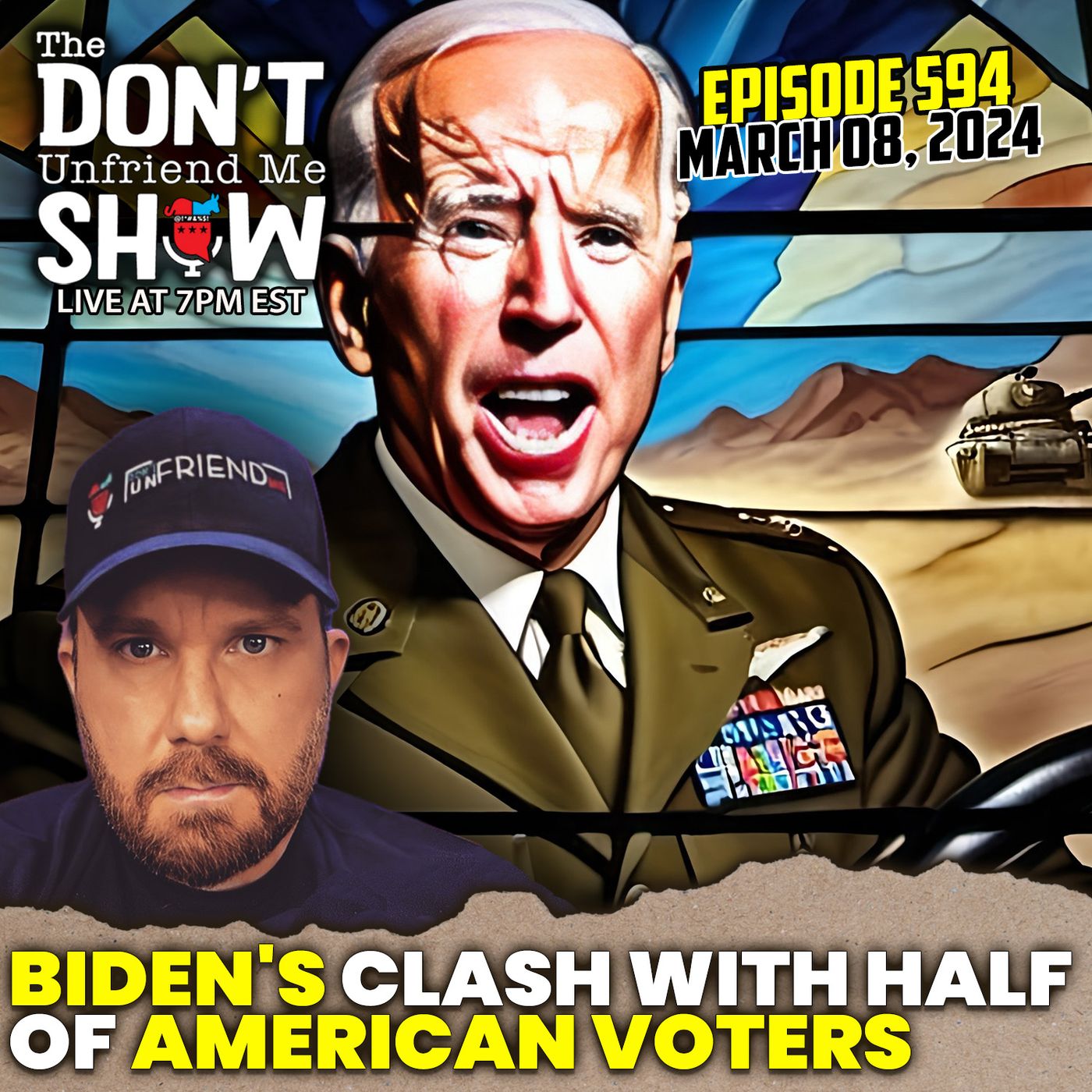 Biden's Clash with Half of American Voters is Reminiscent of a 1941 Speech episode artwork