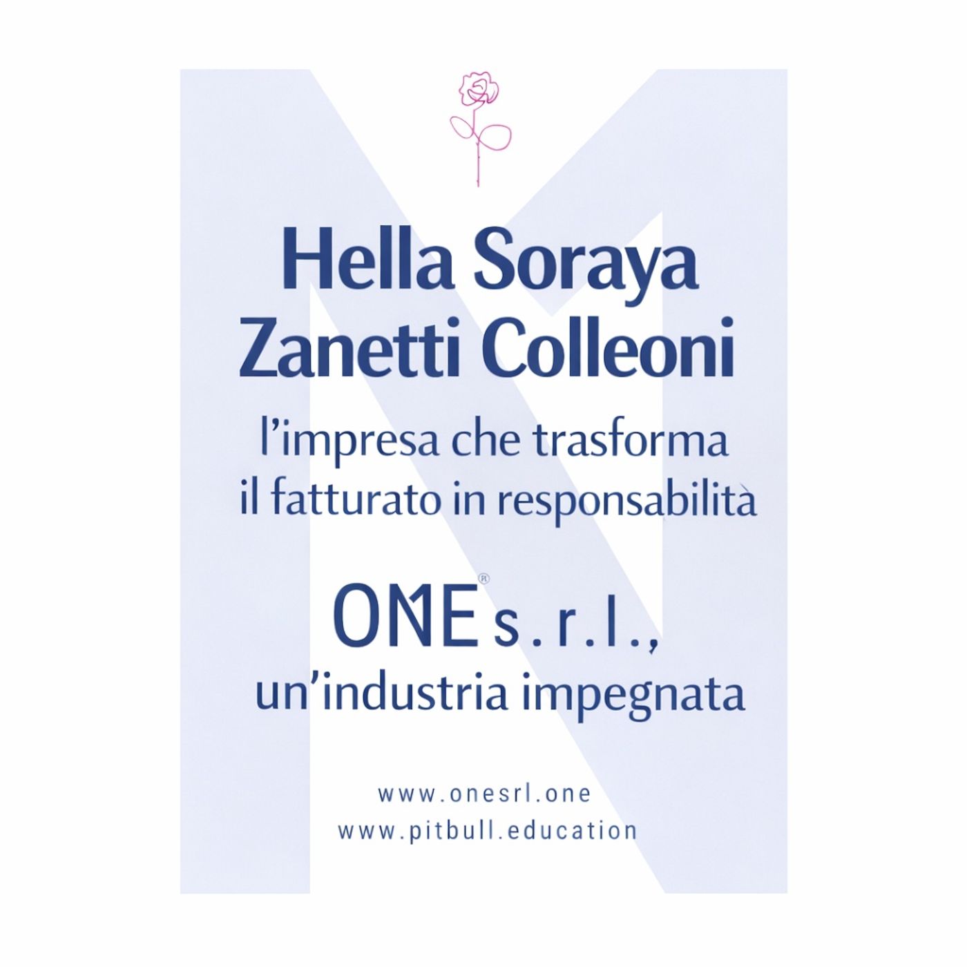 Hella Soraya Zanetti Colleoni - L’impresa che trasforma il fatturato in responsabilità
