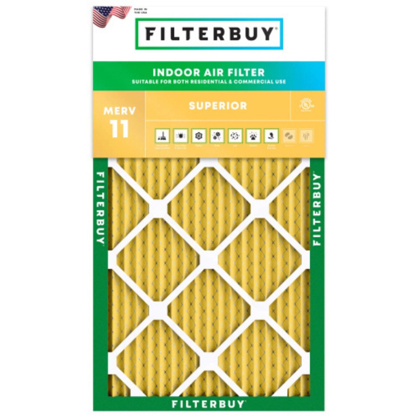 Best MERV 11 15x30.75x1 Furnace & HVAC Air Conditioner Filters