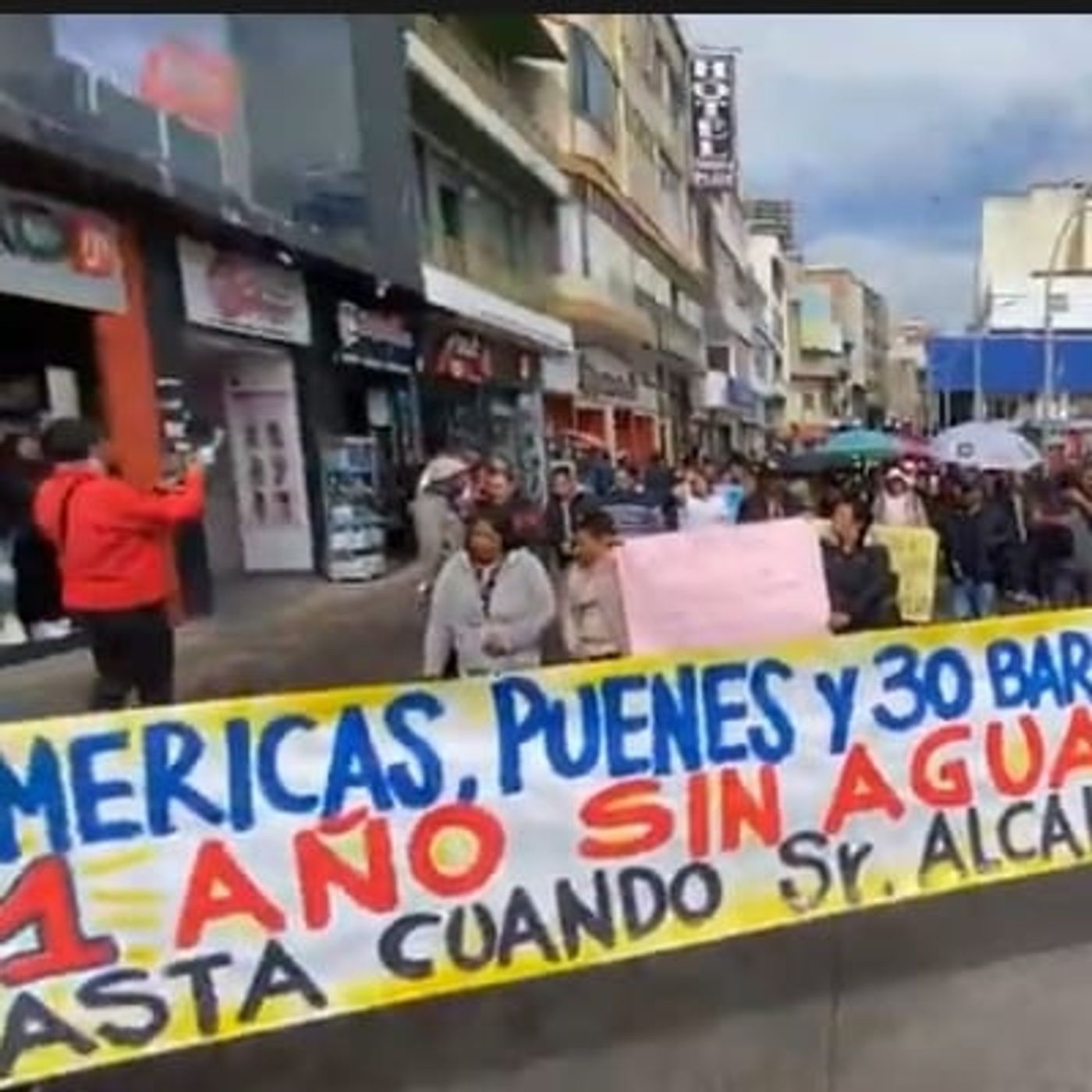 Mauricio Vera - Tema Marcha Por El Desabastecimiento Del Agua I Parte