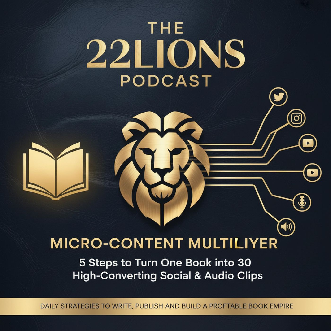 Micro-Content Multiplier: 5 Steps to Turn One Book into 30 High-Converting Social & Audio Clips episode artwork