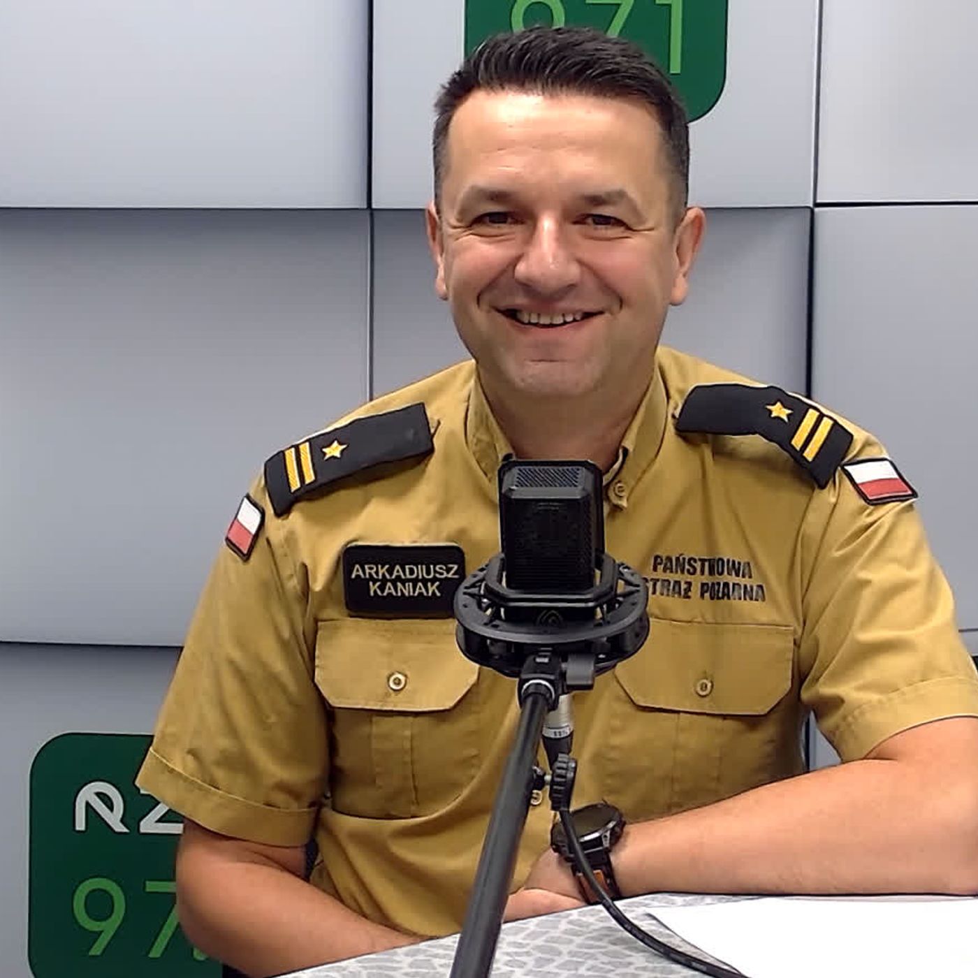 mł.bryg. Arkadiusz Kaniak, rzecznik prasowy lubuskiej straży pożarnej episode artwork